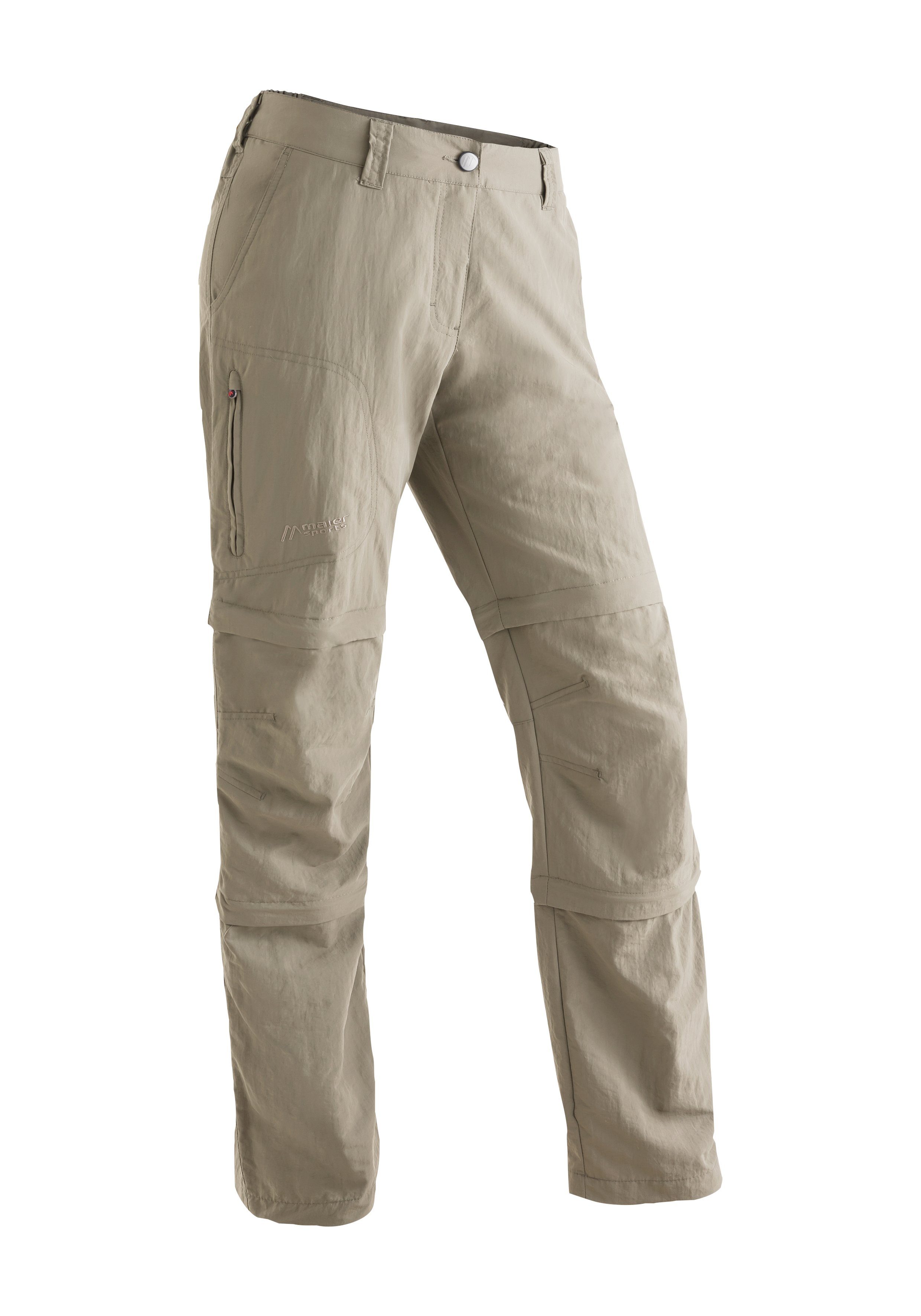 Maier Sports Functionele broek Yesa Triple-rits broek met elastische band