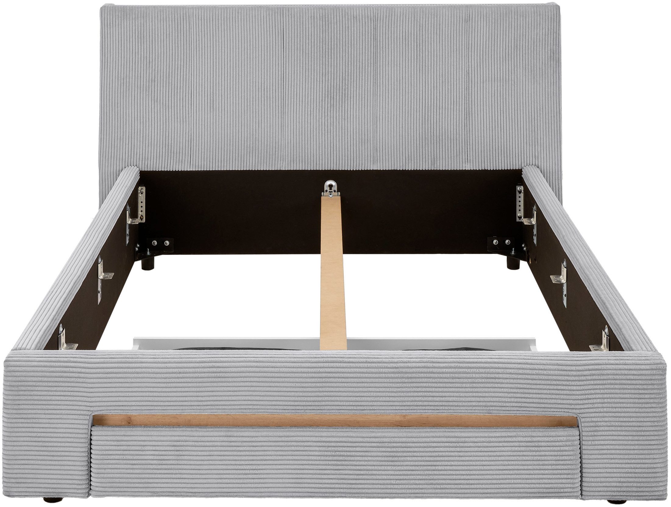 INOSIGN Gestoffeerd bed CiTY/GiRON, bedframe met bedlade, gestoffeerd opbergbed met hondenbed of opberglade, bekleding van corduroy of linnenlook
