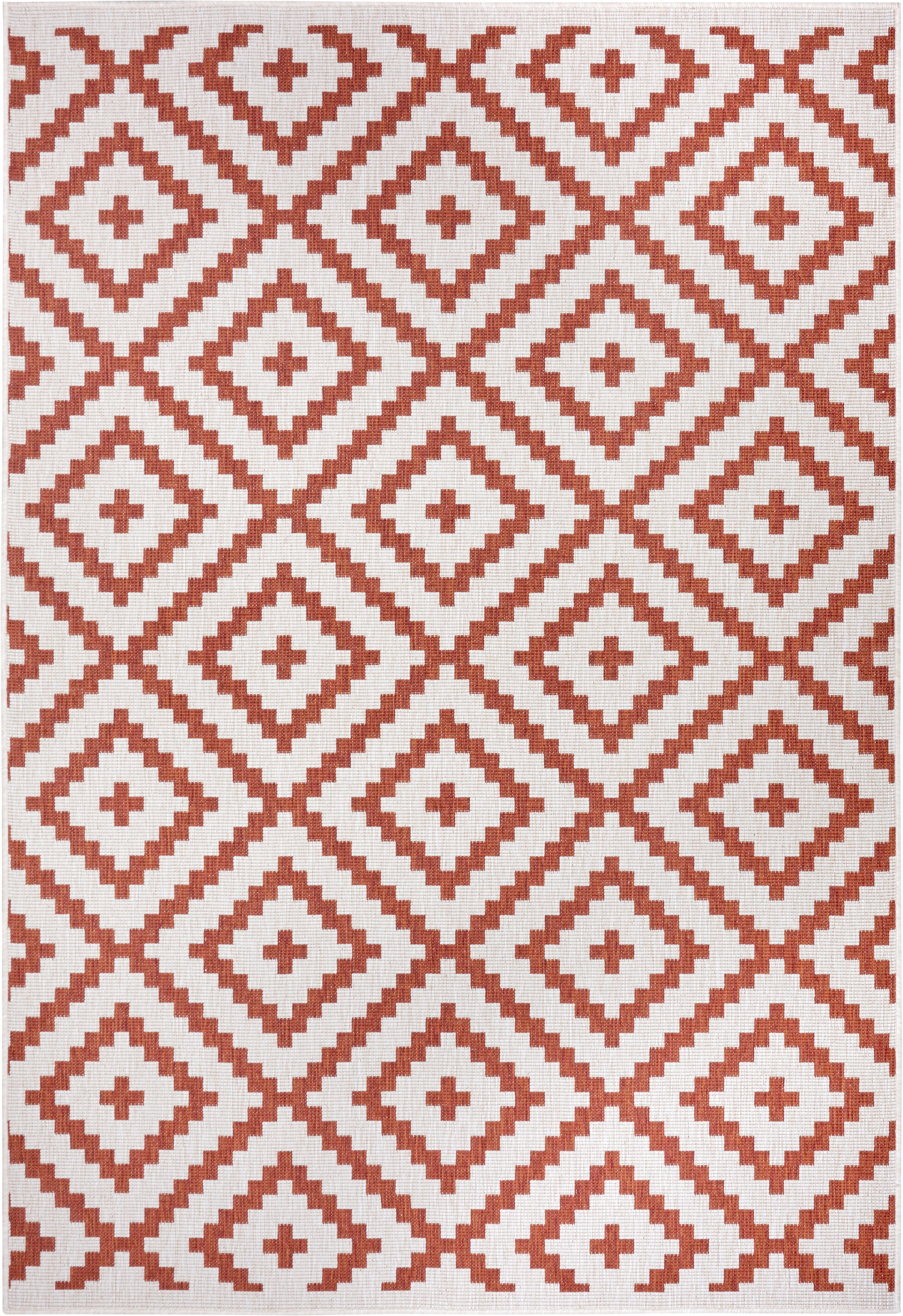 my home Vloerkleed Ronda tweezijdig te gebruiken kleed Sisal-look, platweefsel, in- en outdoor, geometrisch boho design