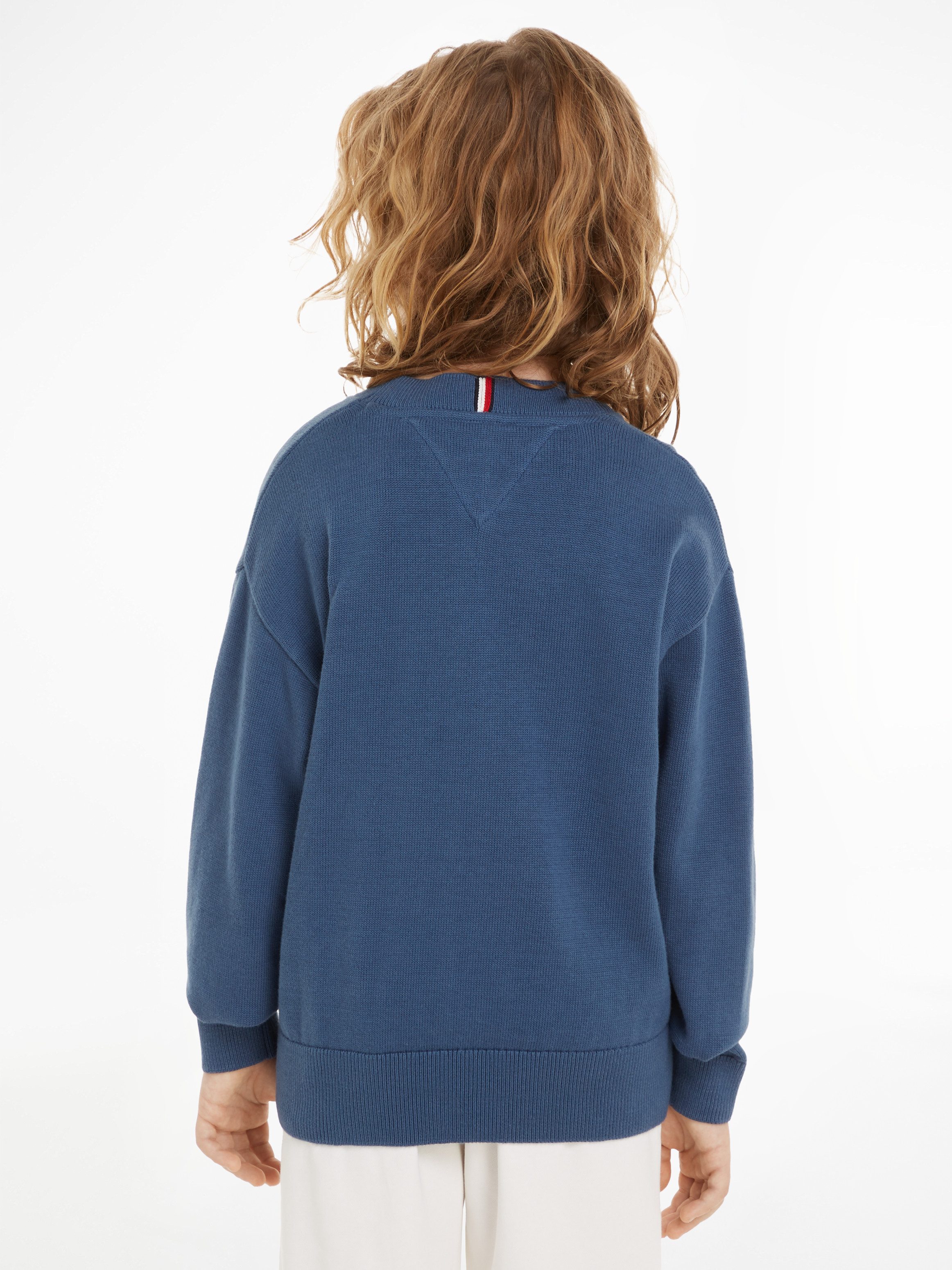 Tommy Hilfiger Gebreide trui ESSENTIAL SWEATER Kinderen tot 16 jaar met logostiksel