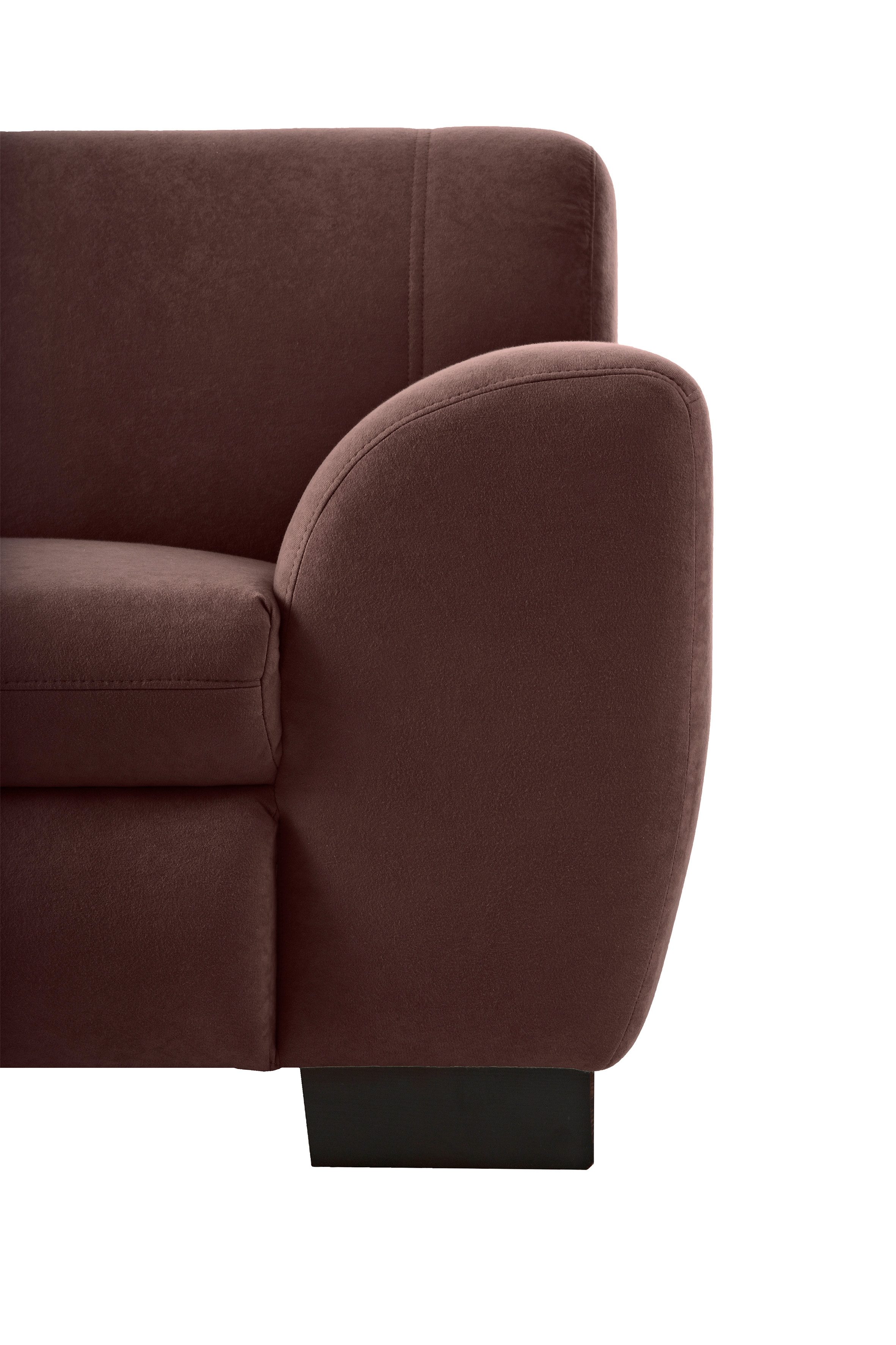 Home affaire Bank Nika L-vorm als 2- of 3-zitsbank, van microvezel primabelle® of structuurstof
