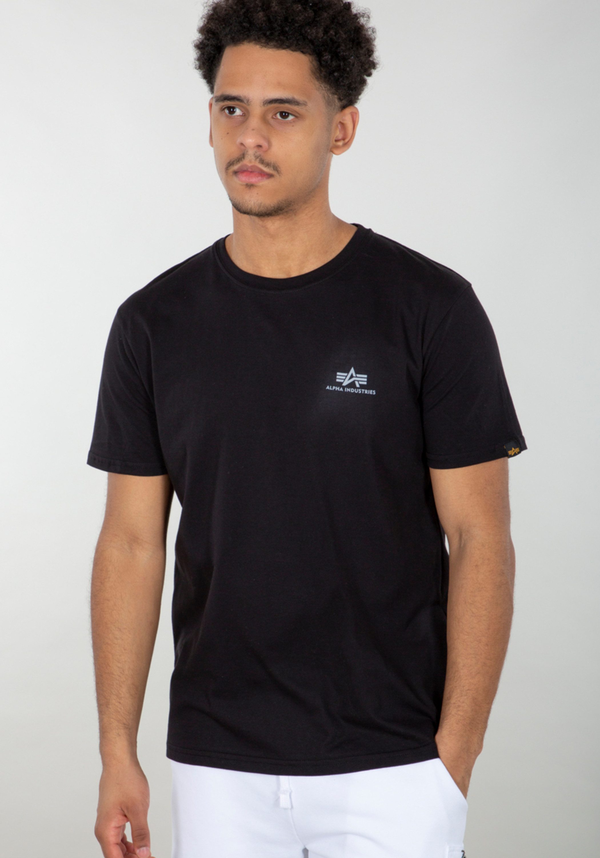 Alpha Industries T-shirt Backprint T-Shirt Reflective Print