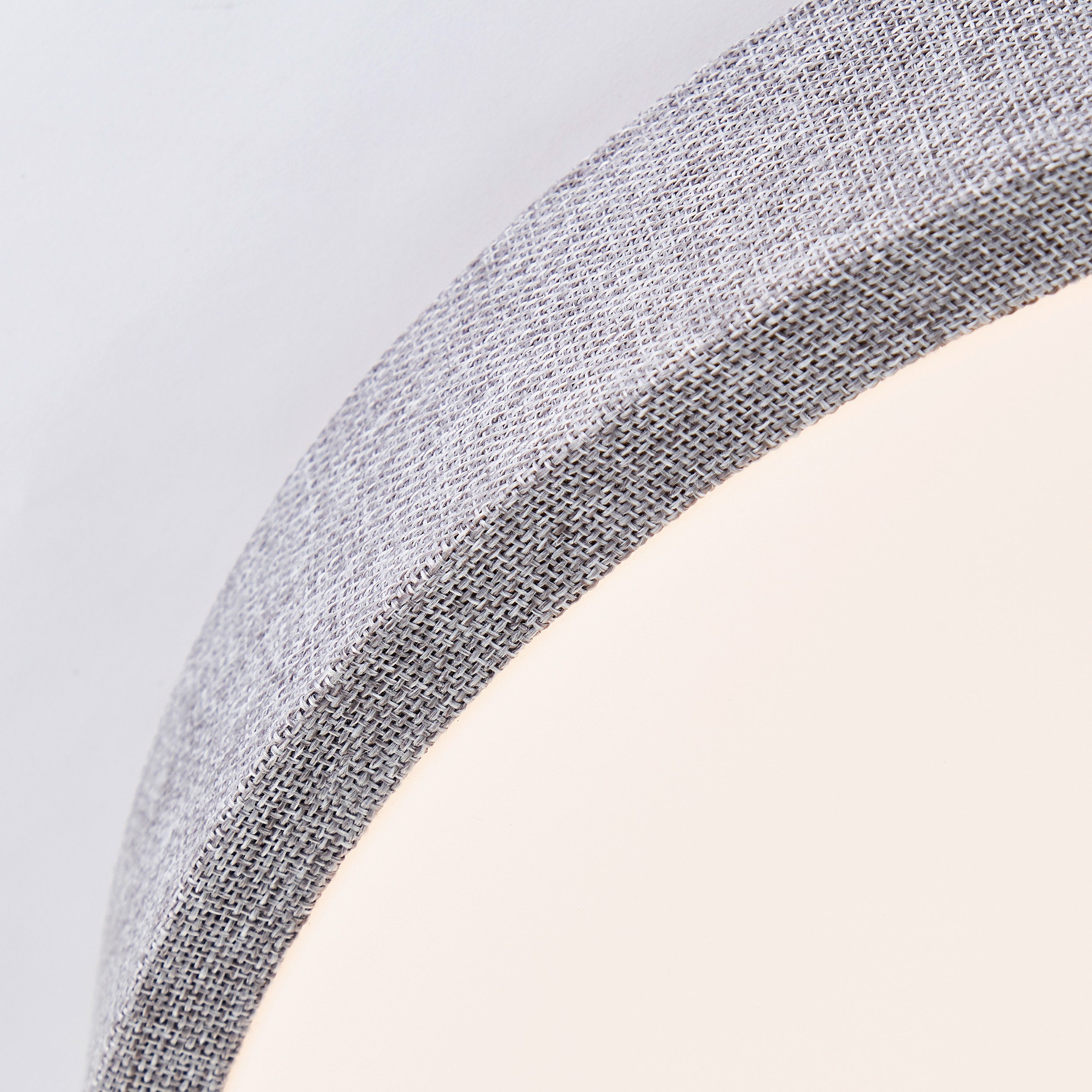 Brilliant Leuchten Led-plafondlamp Filiz Textiel, Ø 39 cm, 24 W, 2400 lm, 3000 K, 3-standen dimbaar (1 stuk)