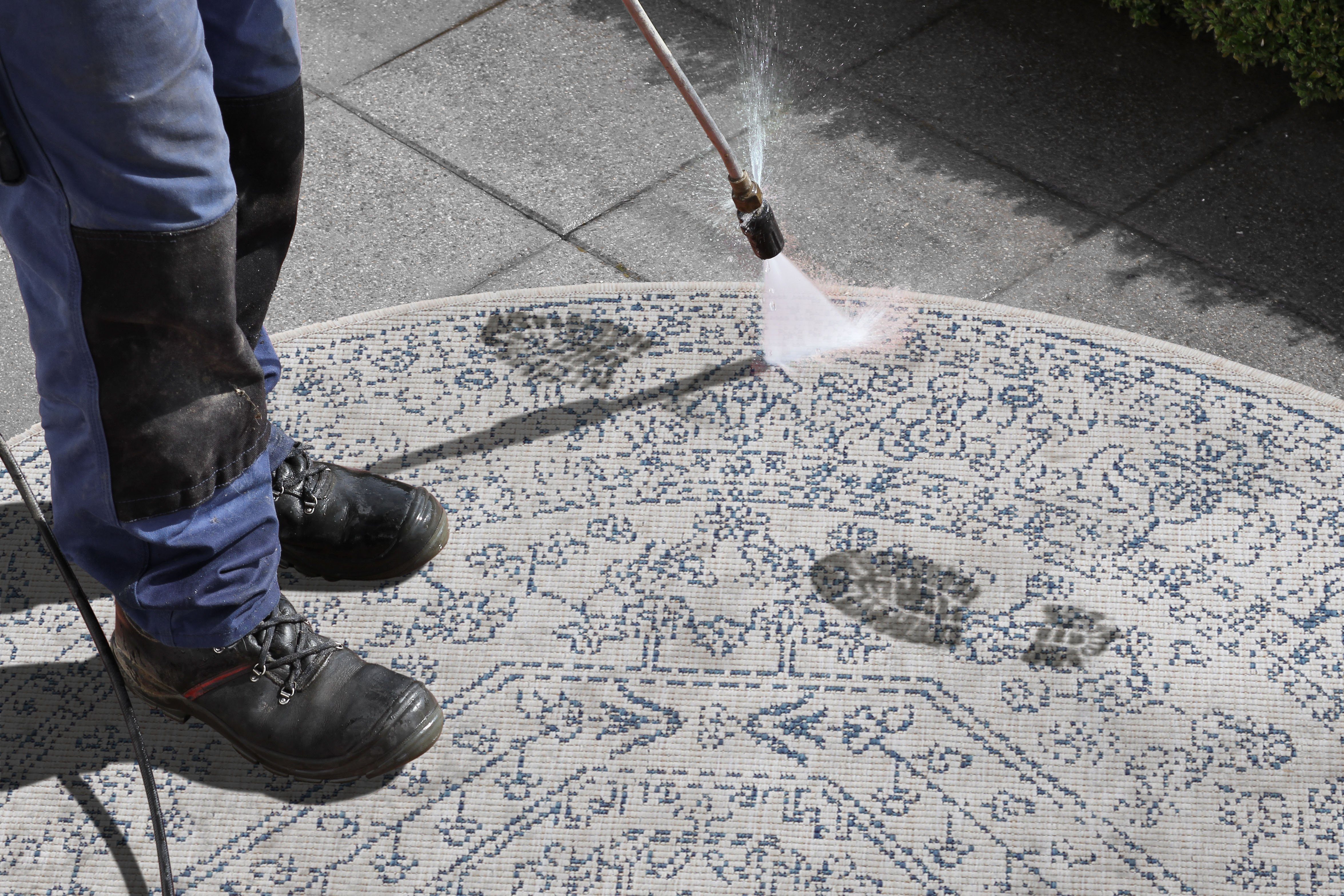freundin Home Collection Vloerkleed Minas Geschikt voor binnen en buiten, gemakkelijk in onderhoud, platweefsel