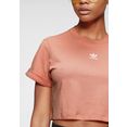 adidas originals t-shirt adicolor essentials cropped tee roze