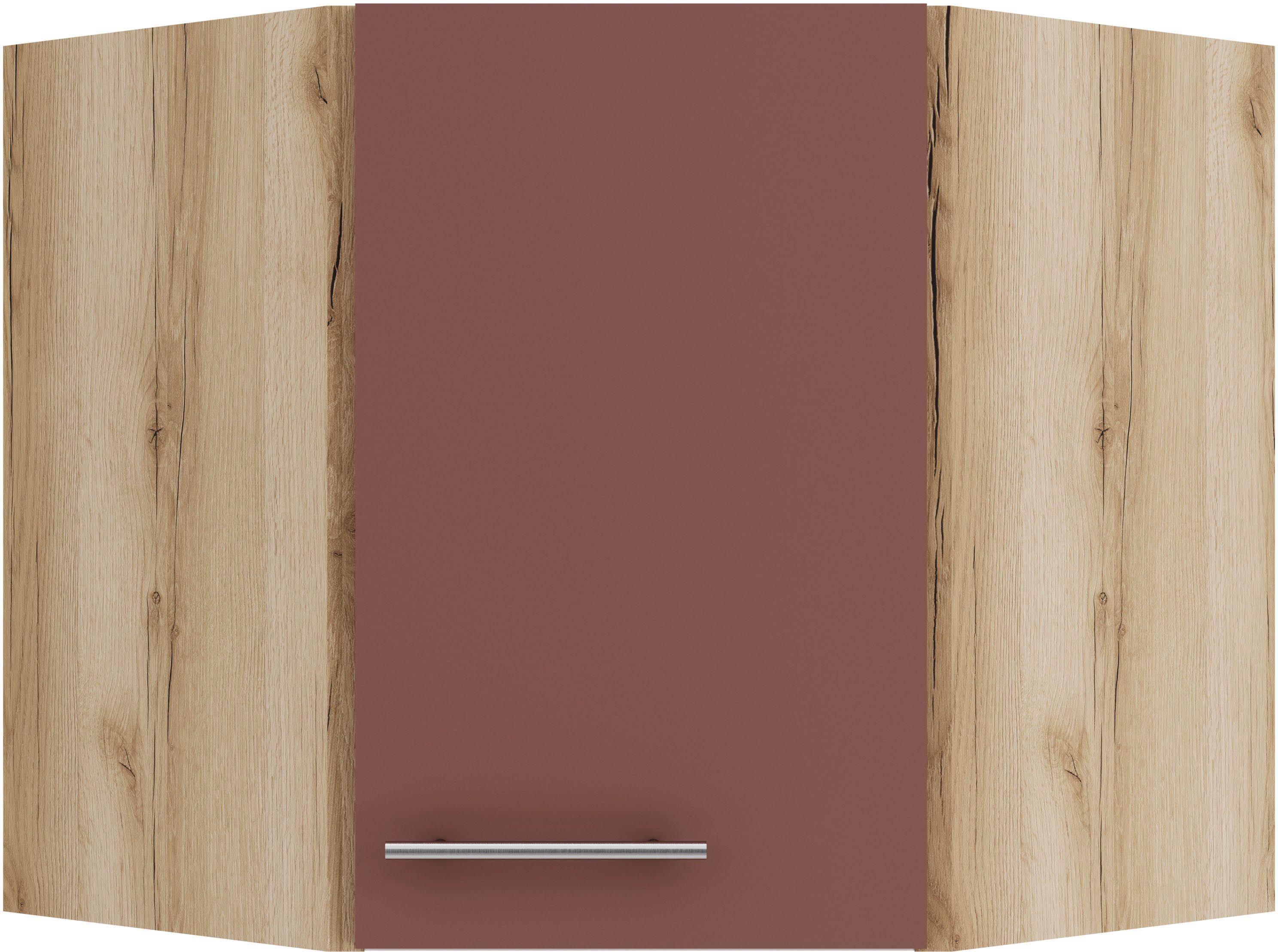 OPTIFIT Hangend hoekkastje Bella Breedte 60 x 60 cm, deuropening verwisselbaar