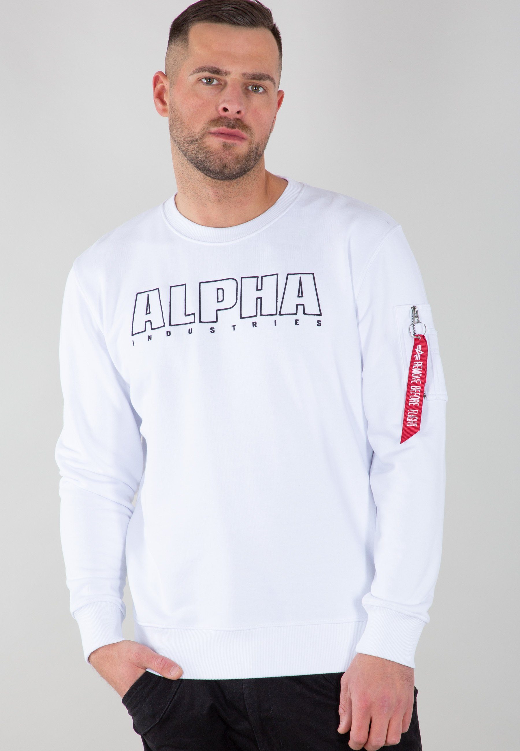 Alpha Industries Sweater Men Sweatshirts Alpha Embroidery Sweater