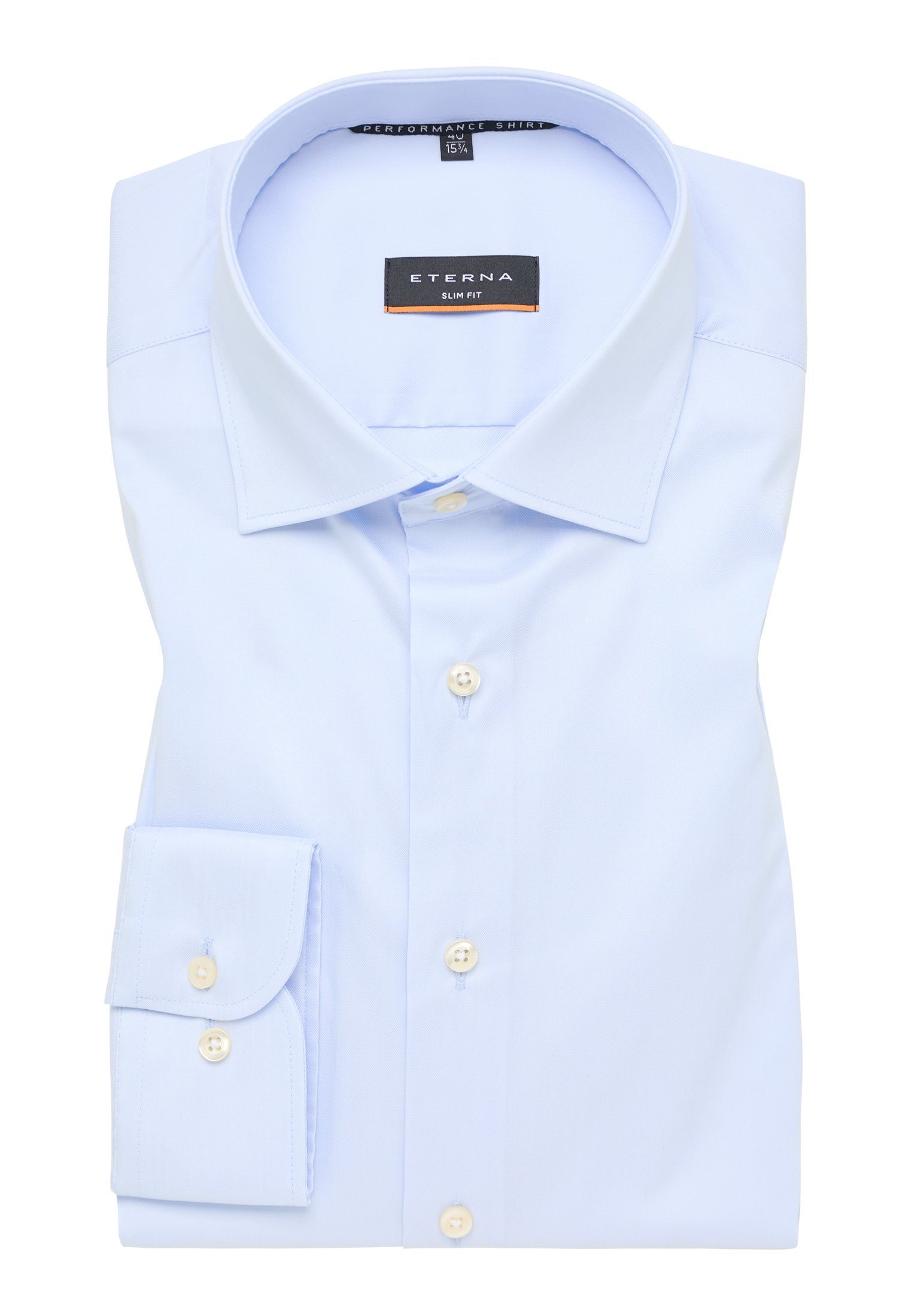 Eterna Overhemd met lange mouwen Slim fit EASY IRON (gemakkelijk te strijken)