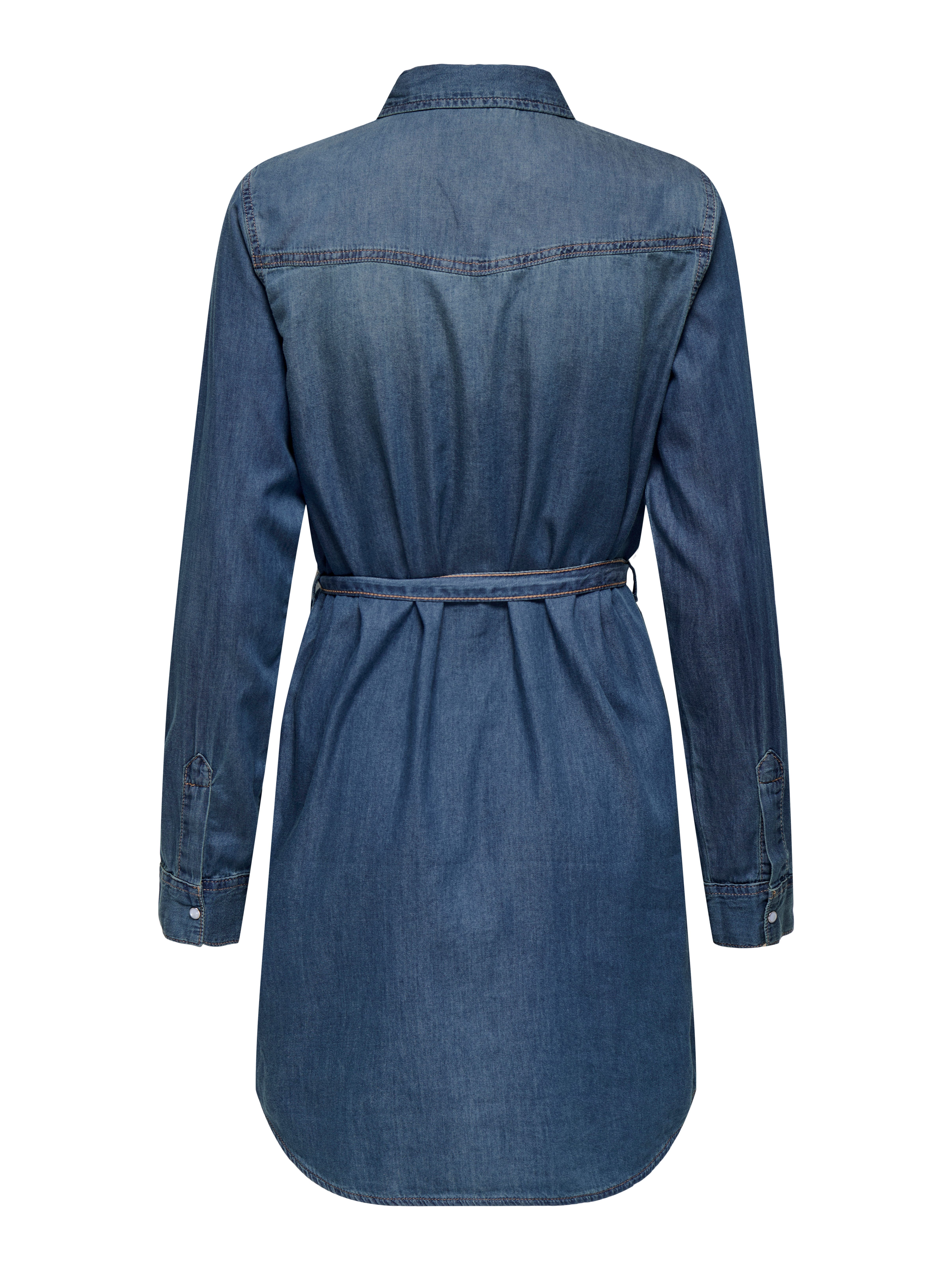 Only Midi-jurk ONLALEXA BELT DNM DRESS AKM