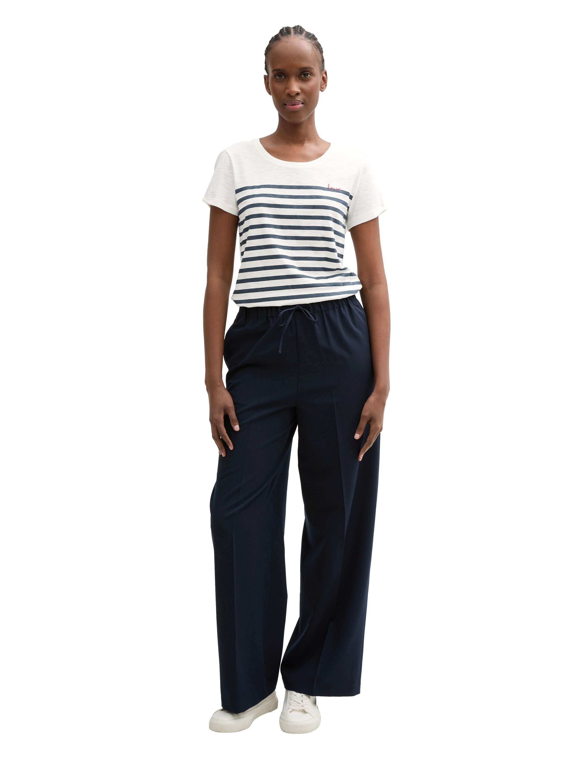 Tom Tailor Denim T-shirt met streepmotief
