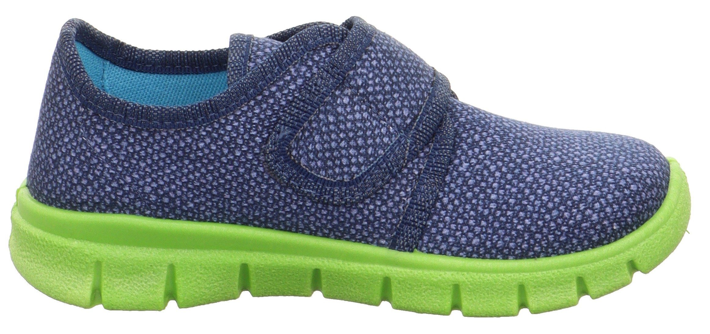 Superfit Pantoffels BOBBY WMS: M IV Klittenbandschoen, kleuterschoen met voetbal-borduursel