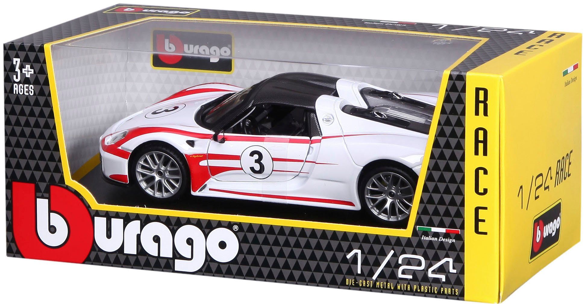 Bburago Auto op schaal Race Porsche 918 Spyder, Weissach