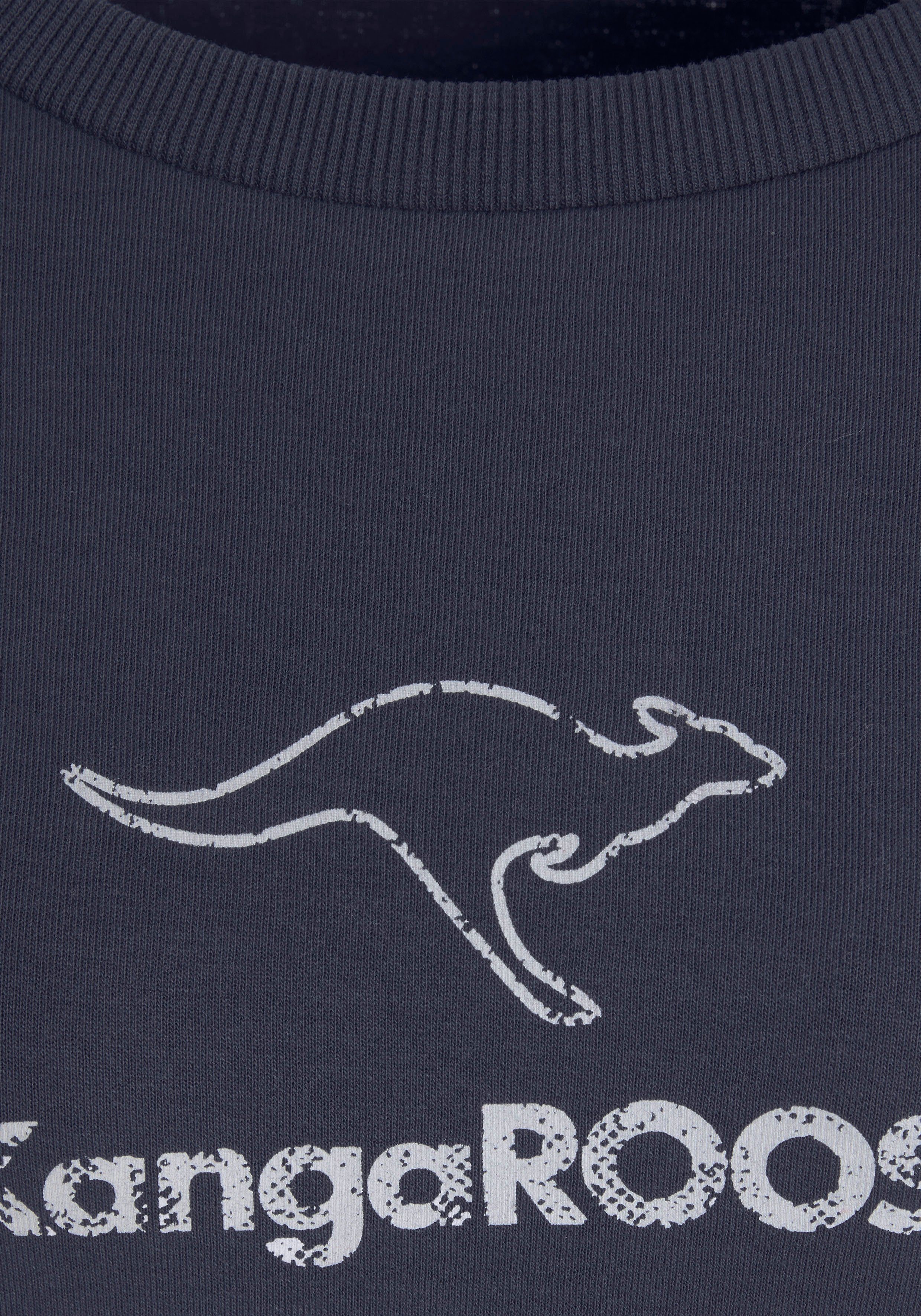 KangaROOS Sweatshirt met contrasterende logoprint, loungepak