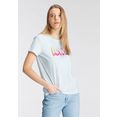 levi's t-shirt lse the perfect tee blauw