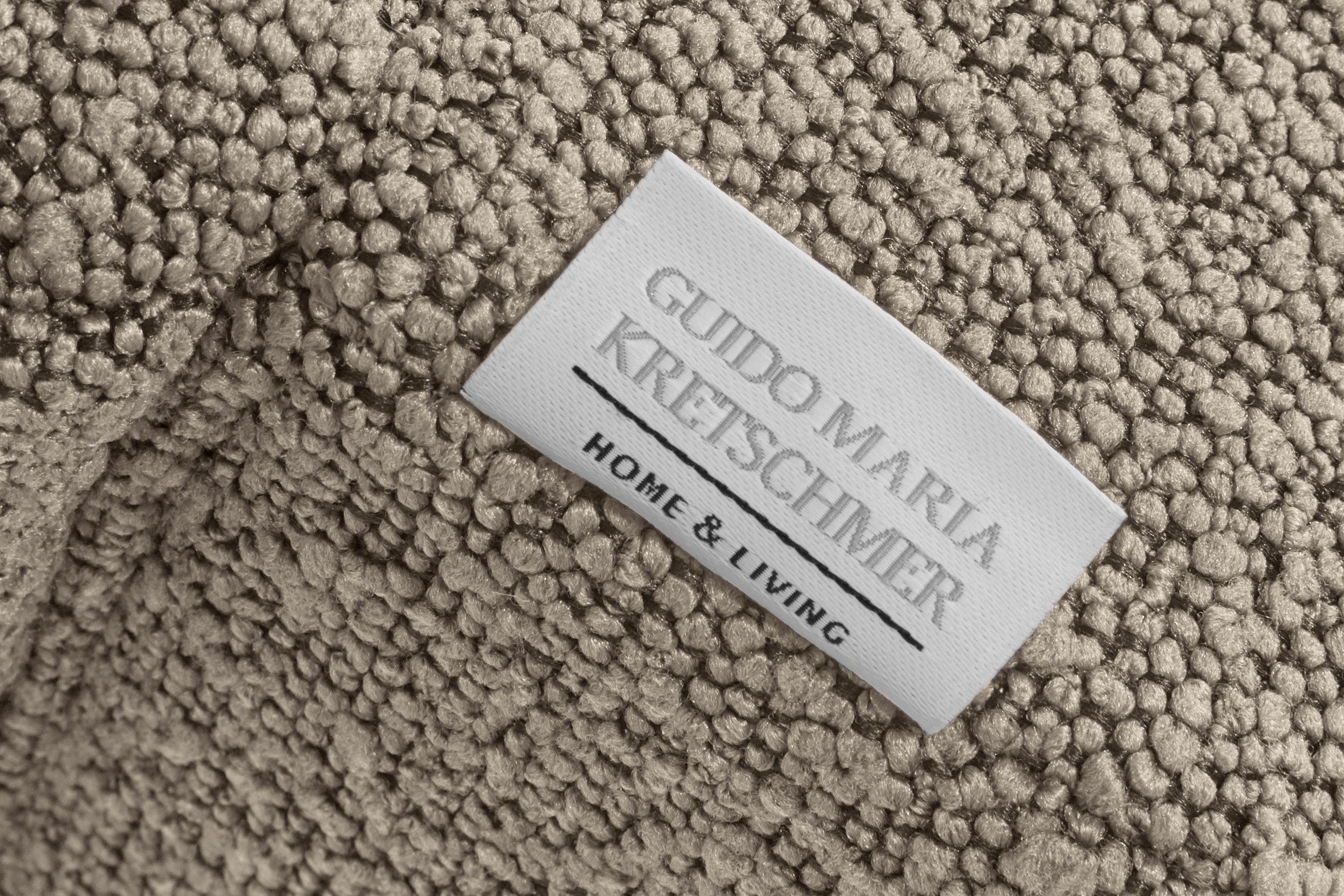 Guido Maria Kretschmer Home&Living Hocker Chamby New bouclé-structuurbekleding