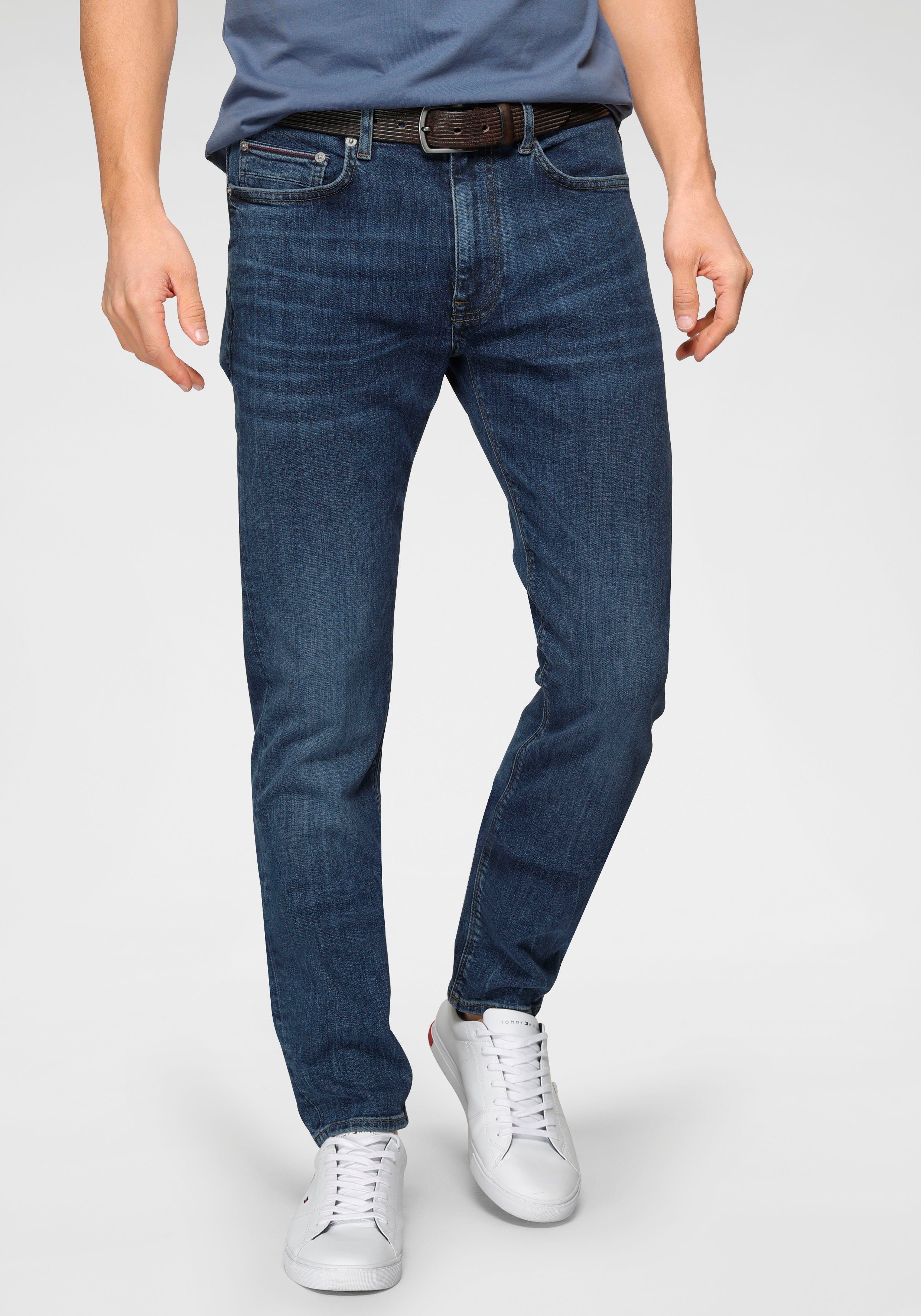 Tommy Hilfiger Slim fit jeans Bleecker met katoen-denim stretch, extra comfortabel
