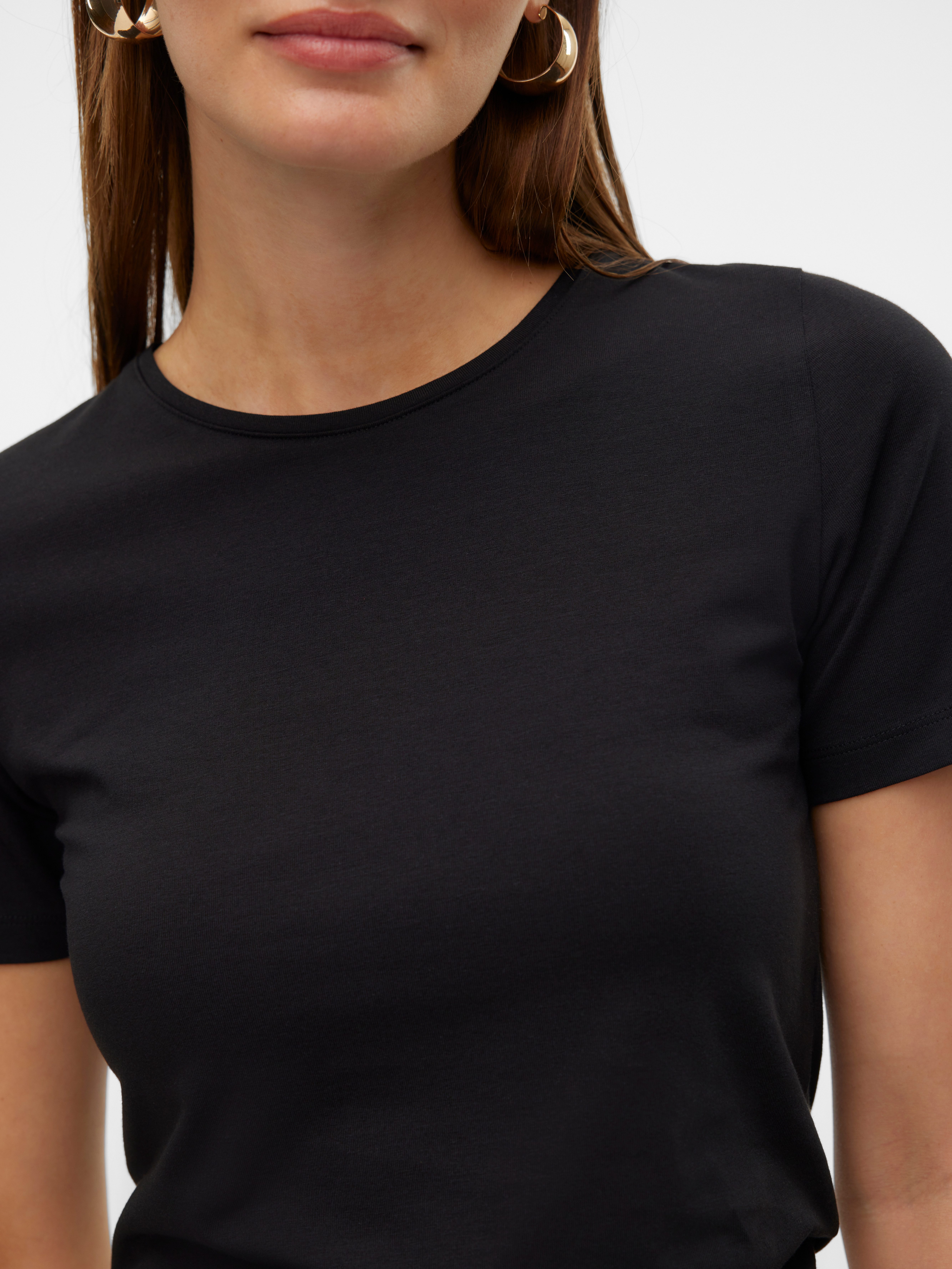 Vero Moda Shirt met korte mouwen VMLULU SS TOP JRS GA NOOS