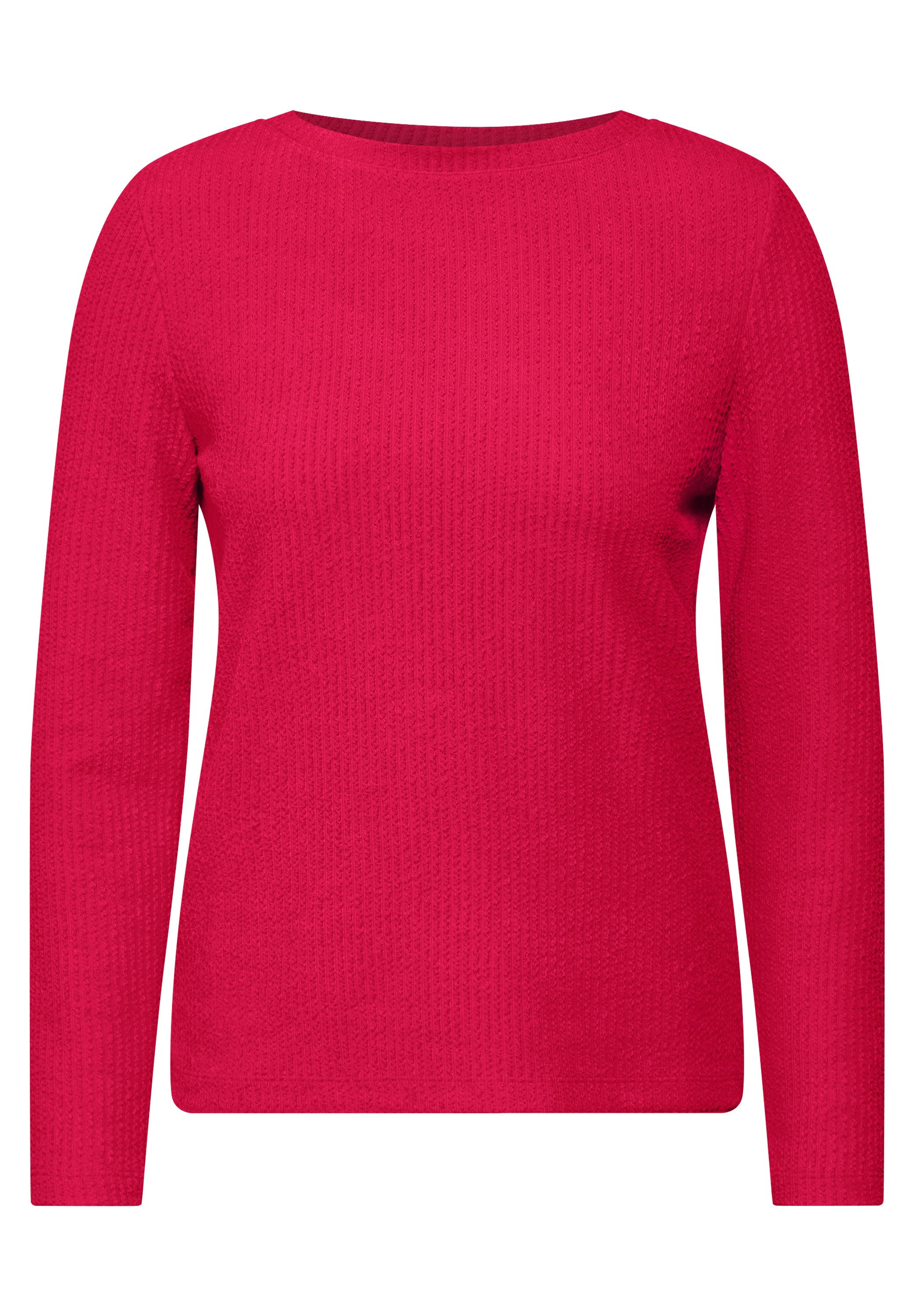 Cecil Shirt met lange mouwen met structuur