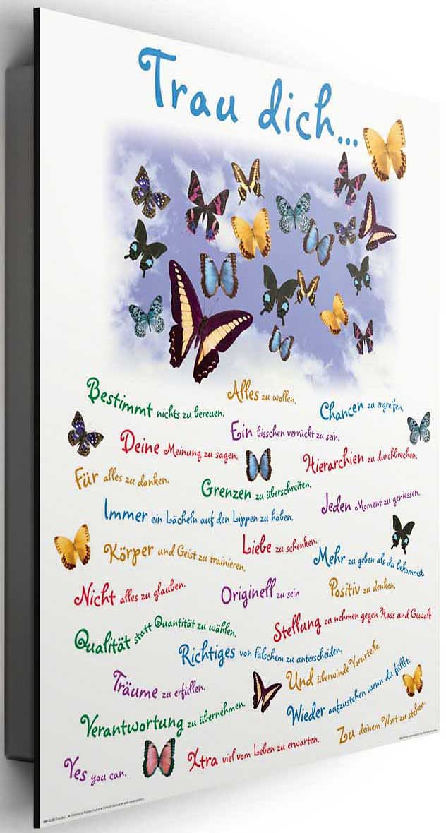 Home affaire Wanddecoratie Trau dich…