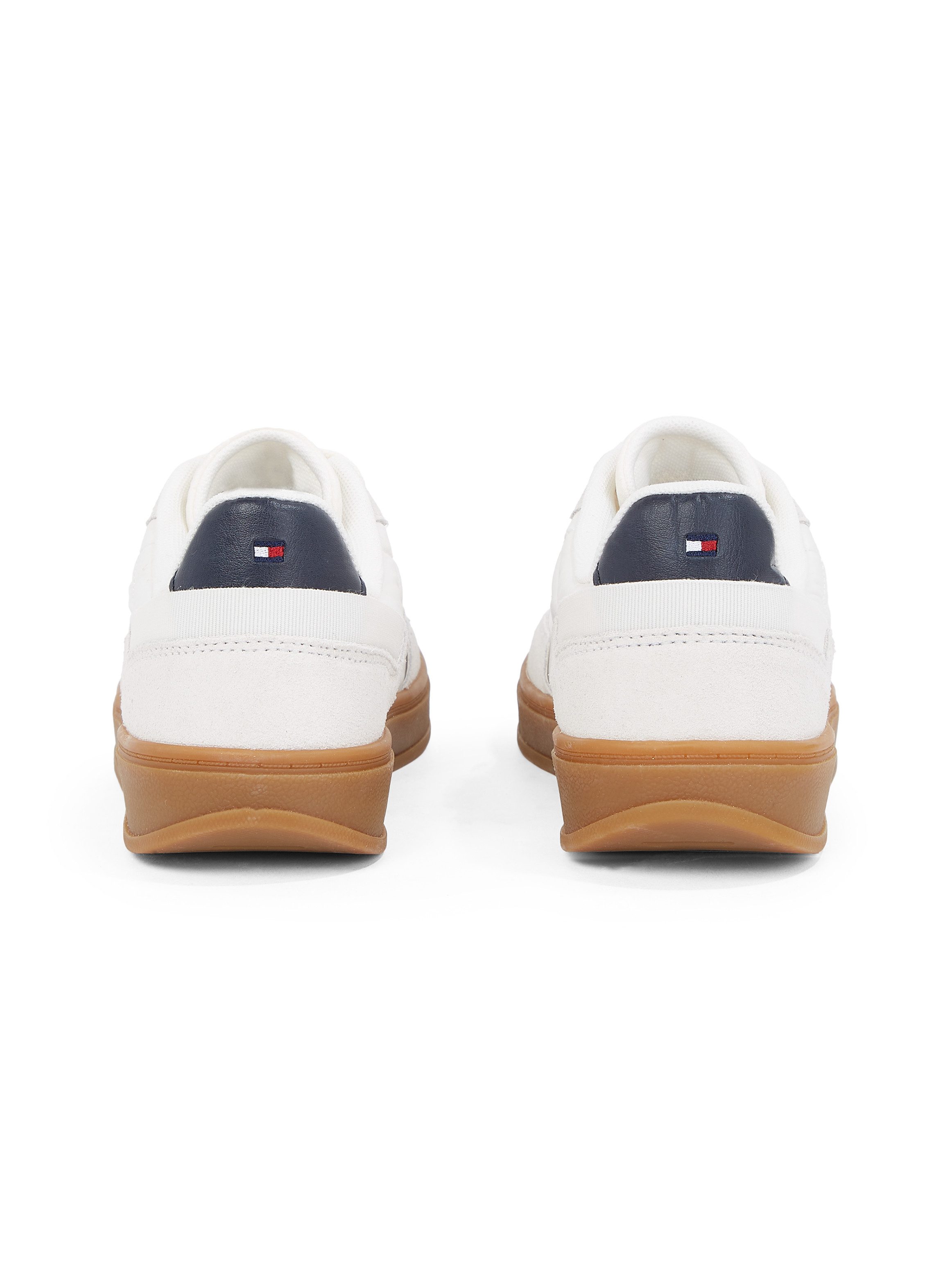 Tommy Hilfiger Plateausneakers TH HERITAGE SNEAKER , vrijetijdsschoen, lage schoen, veterschoen met logo-borduursel