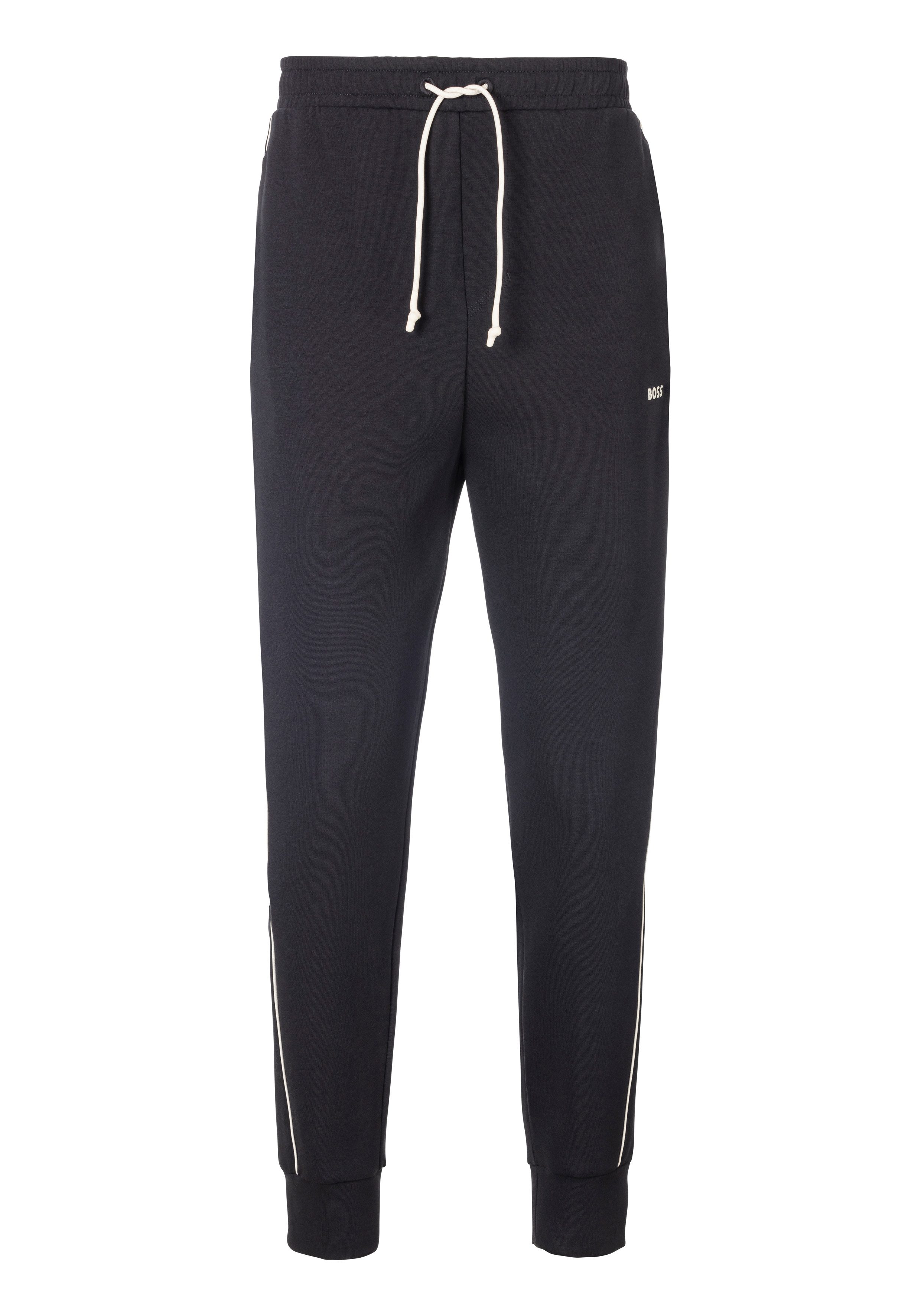 BOSS GREEN Joggingbroek Hadiko 1 met contraststrepen opzij