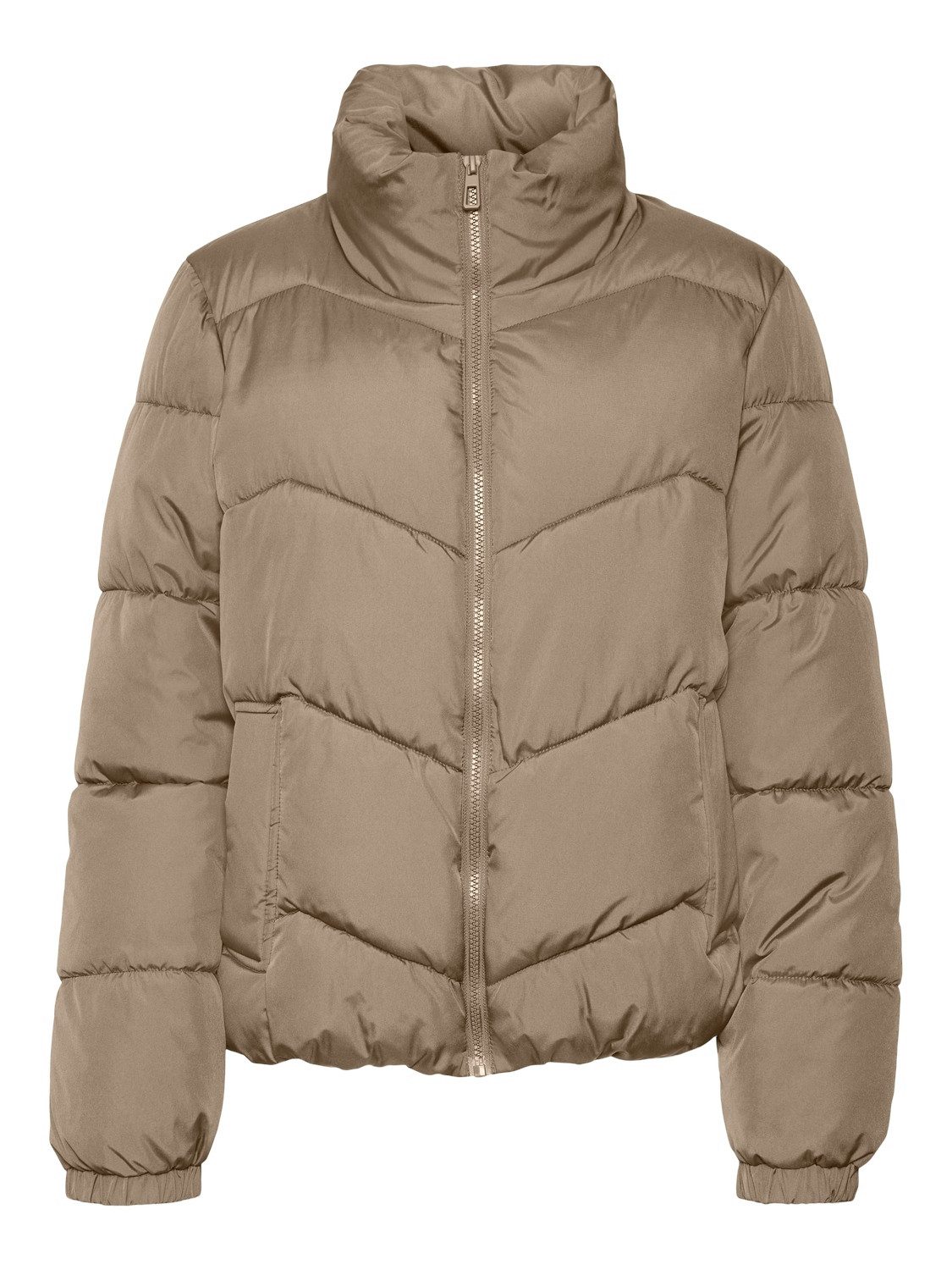 Vero Moda Boxy fit gewatteerd jack met opstaande kraag model 'LIGARIO'