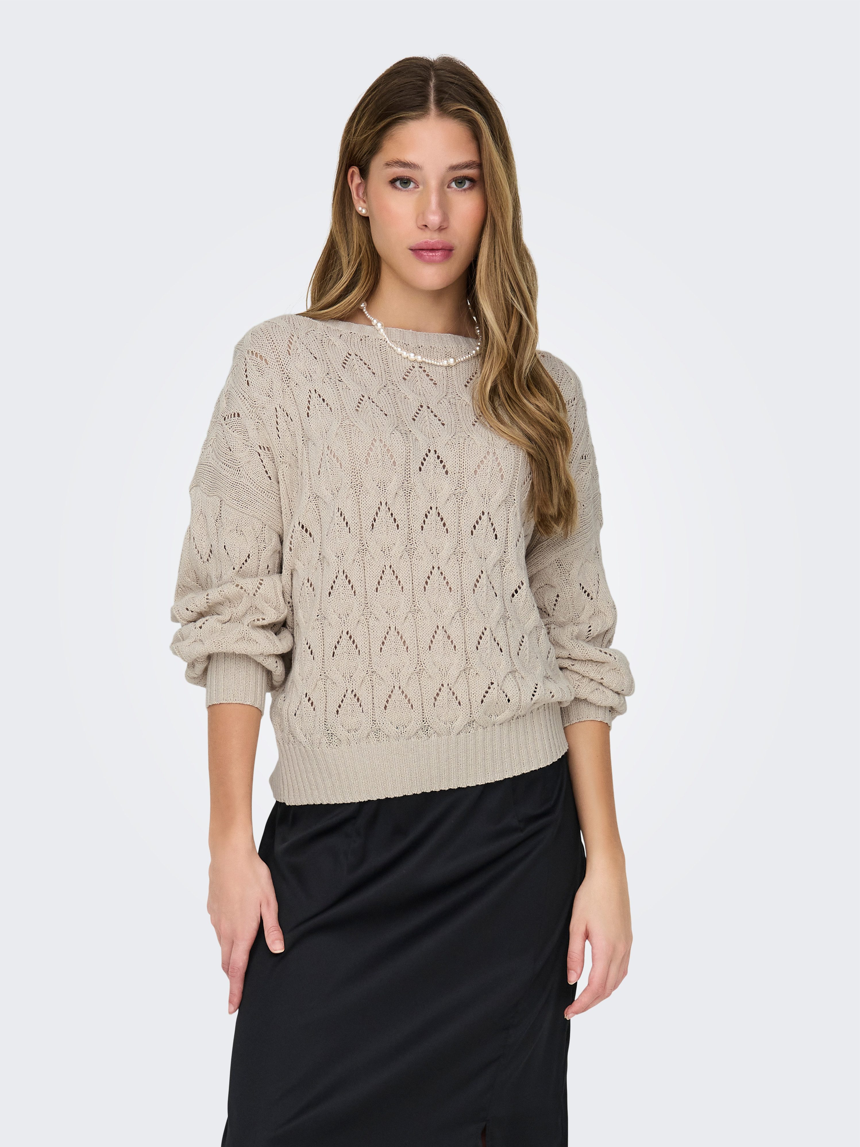Only Gebreide trui ONLBRYNN LIFE STRUCTURE L/S PUL KNT