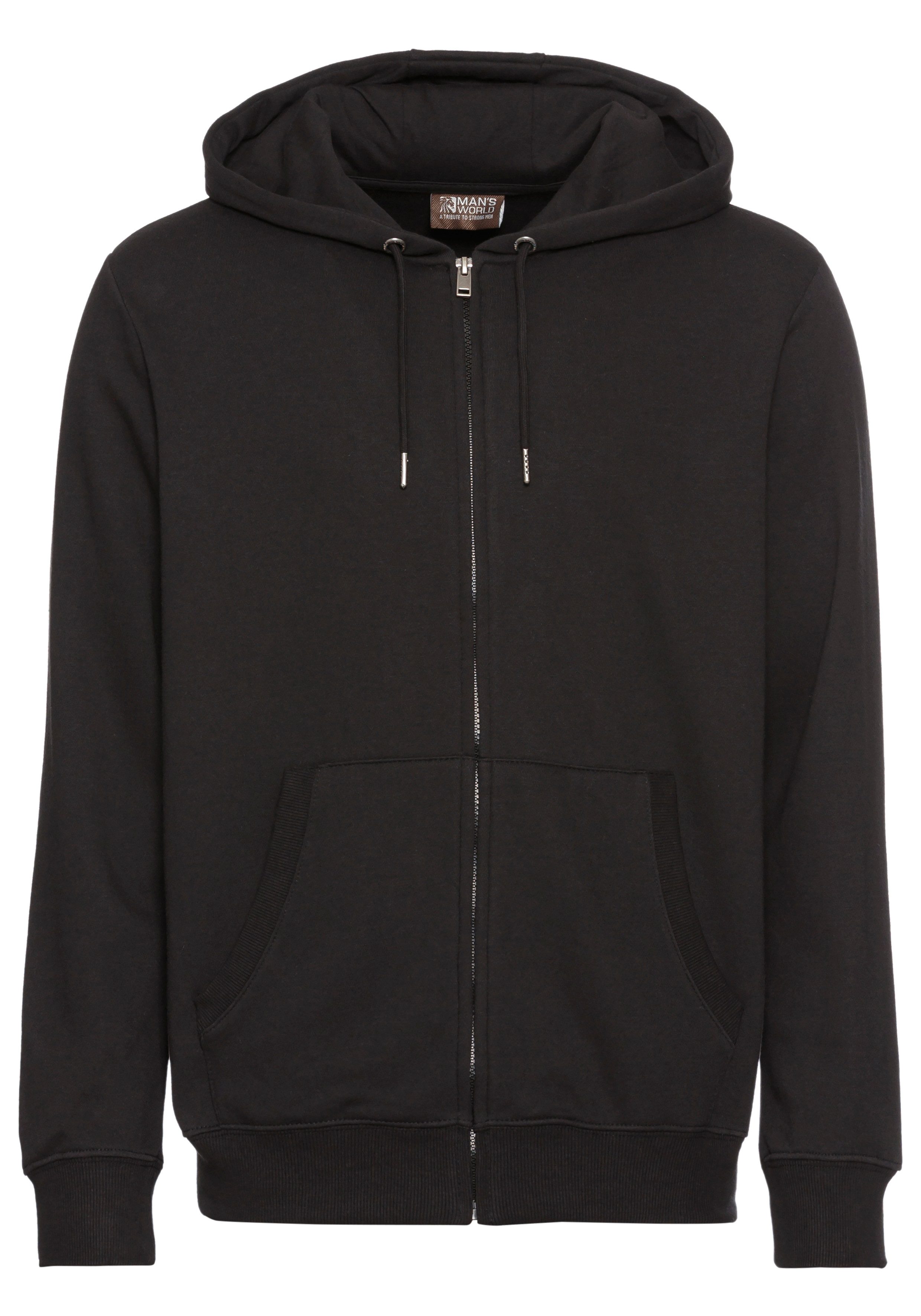 Man's World Capuchonsweatvest met zakken