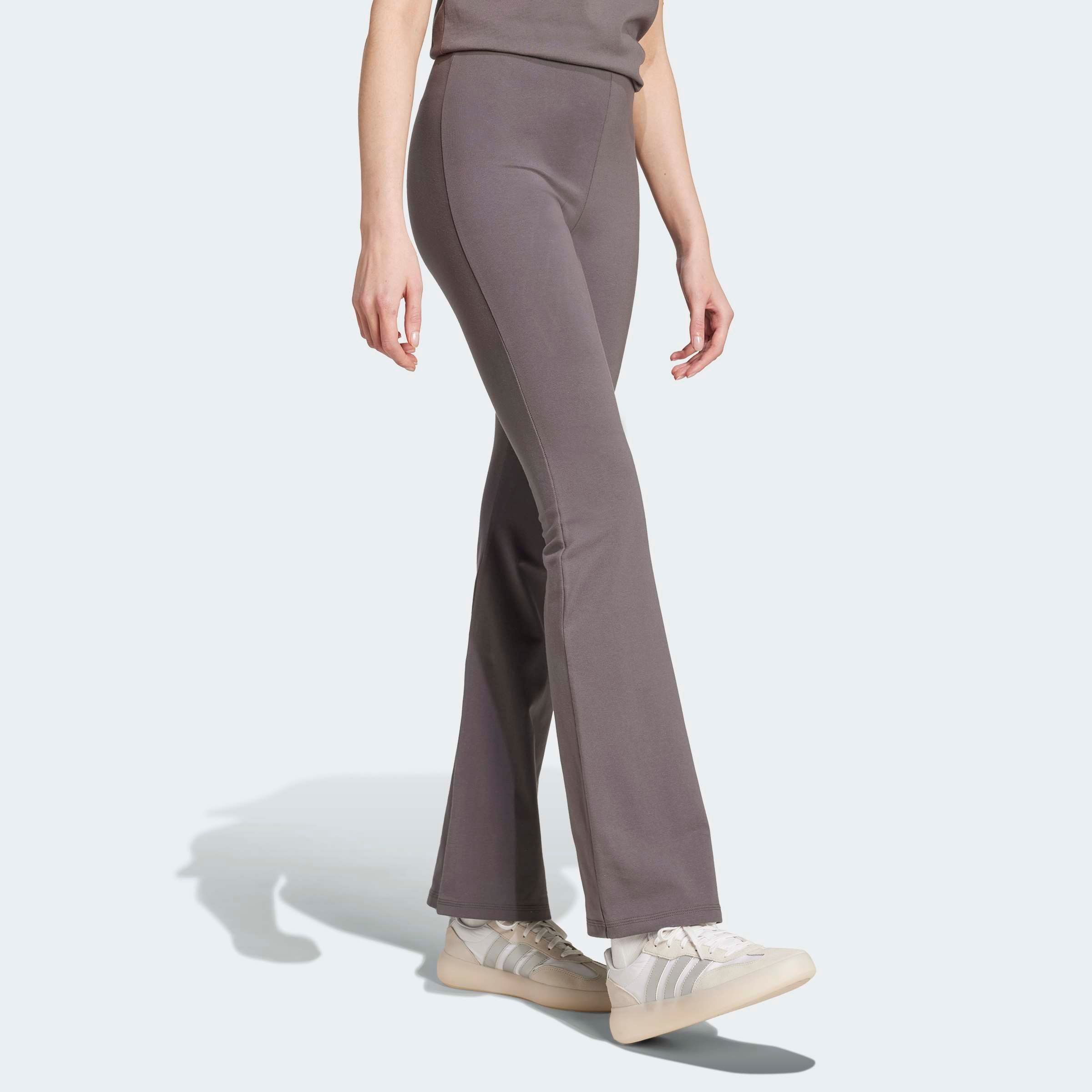 adidas Sportswear Legging W SL SJ FLARLEG Hoge band, uitlopende beenvorm (1-delig)