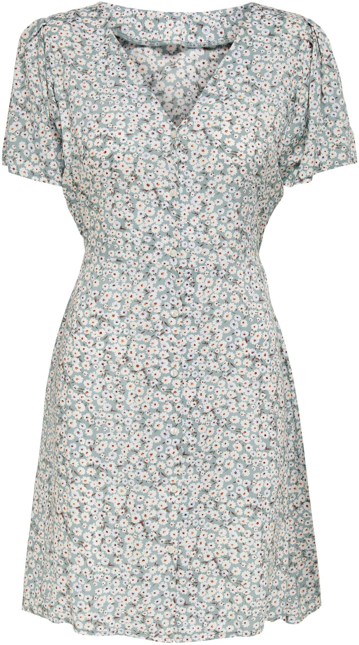 Only Mini-jurk ONLEVIDA S/S SHORT DRESS WVN NOOS