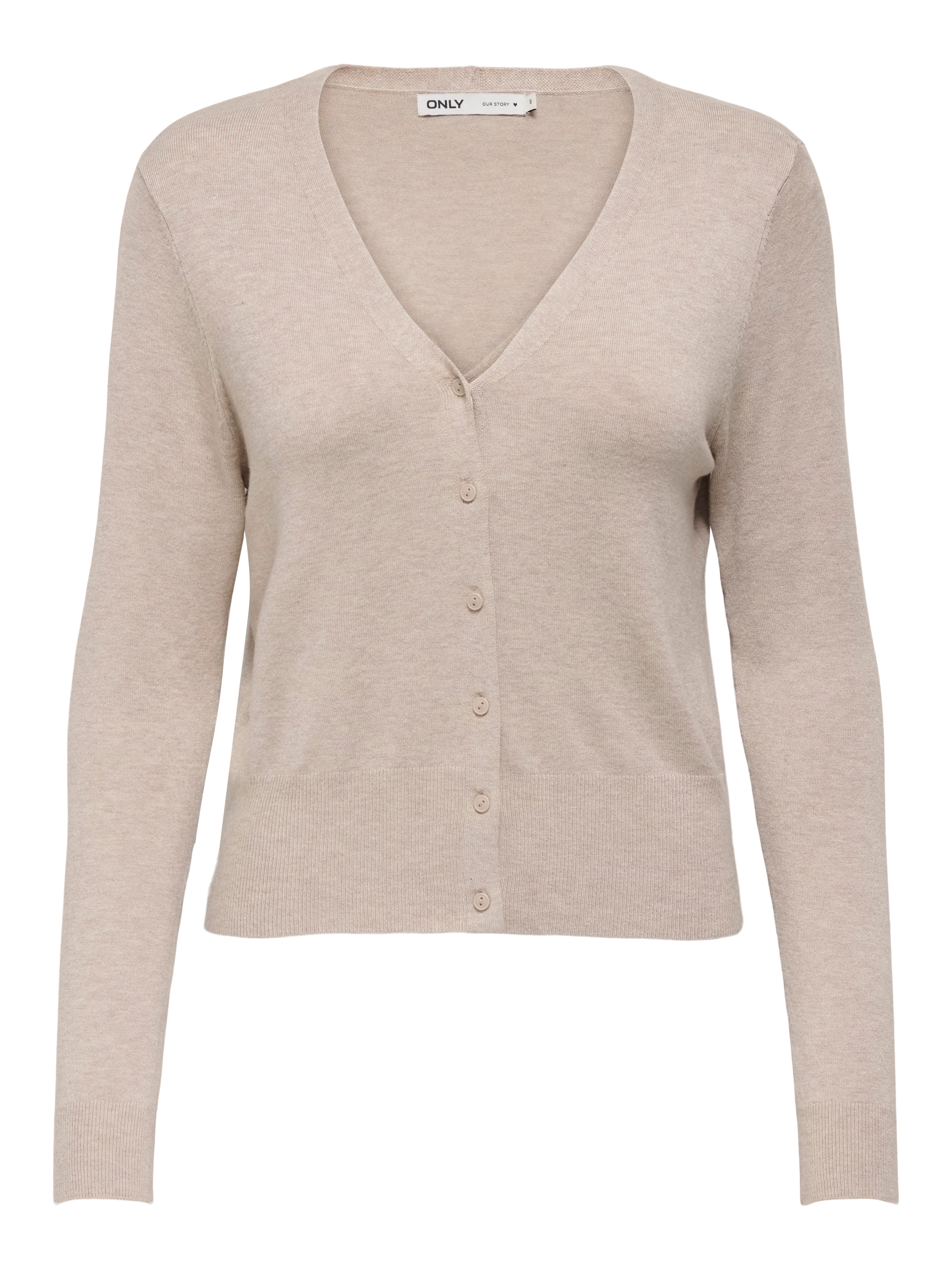 Only Vest ONLVENICE LIFE LS VNECK CARDI KNT NOOS