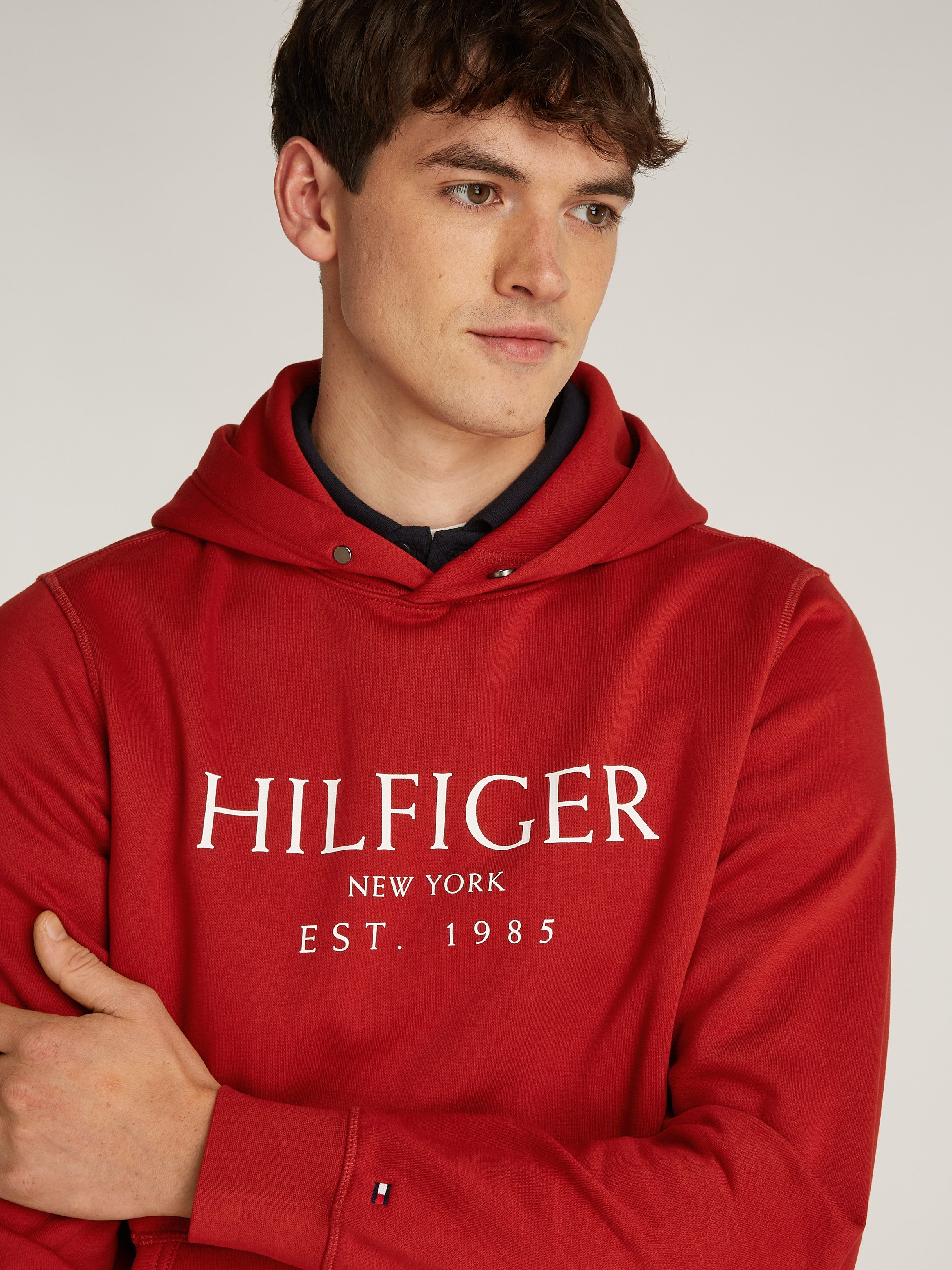 Tommy Hilfiger Hoodie BIG HILFIGER HOODY met contrastkleurige print