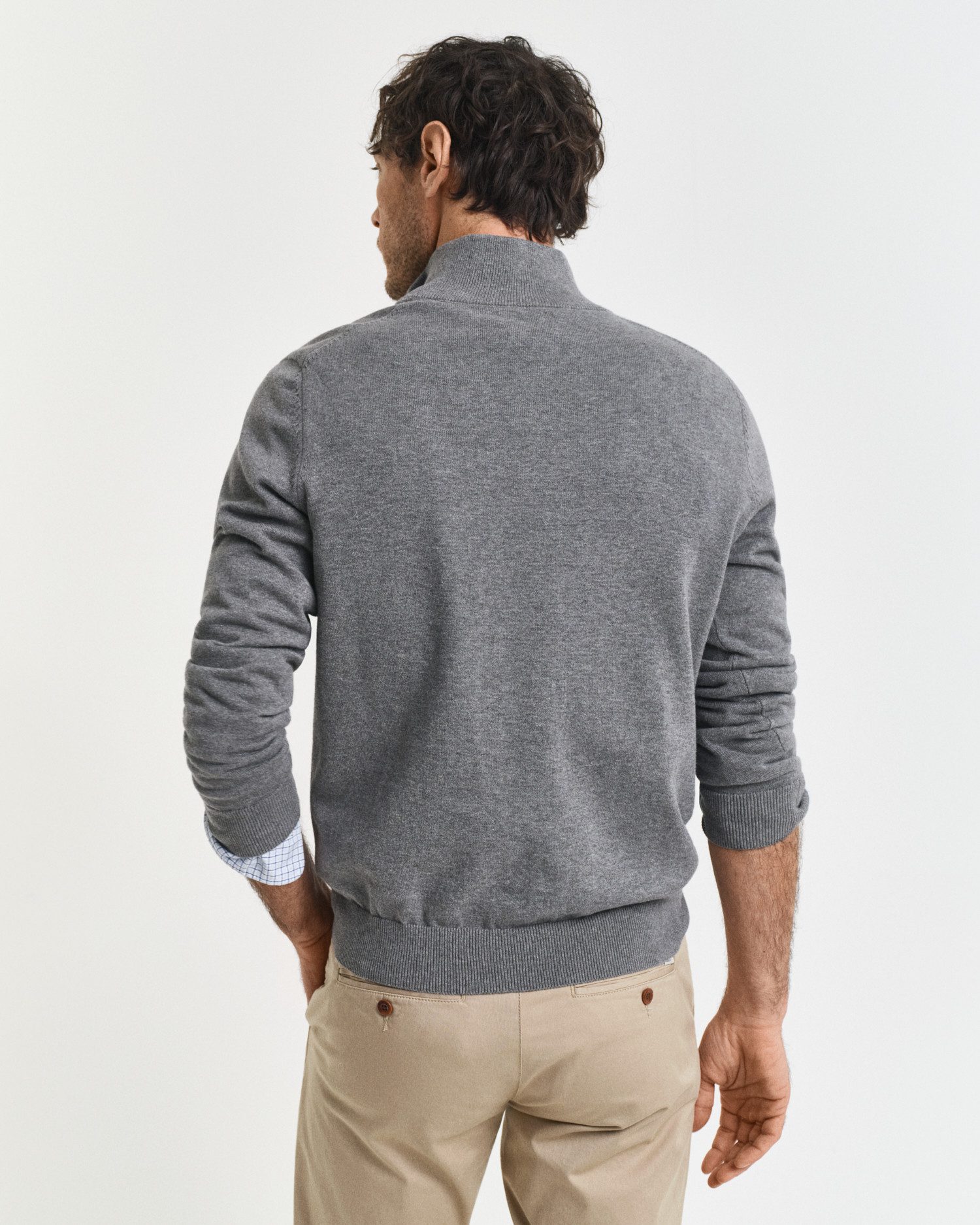 Gant Schipperstrui CLASSIC COTTON HALF ZIP