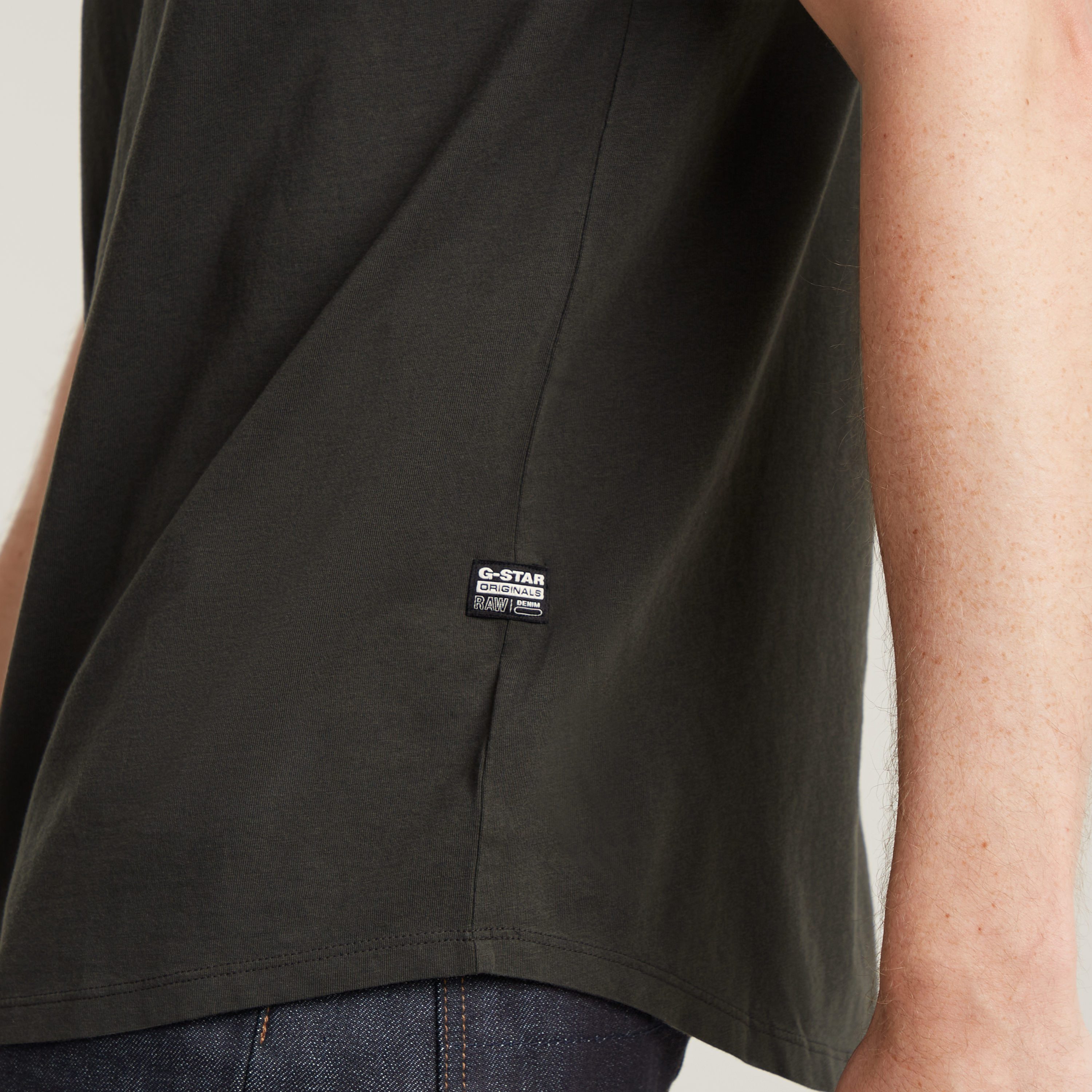 G-Star RAW T-shirt Lash met kleine logo stitching