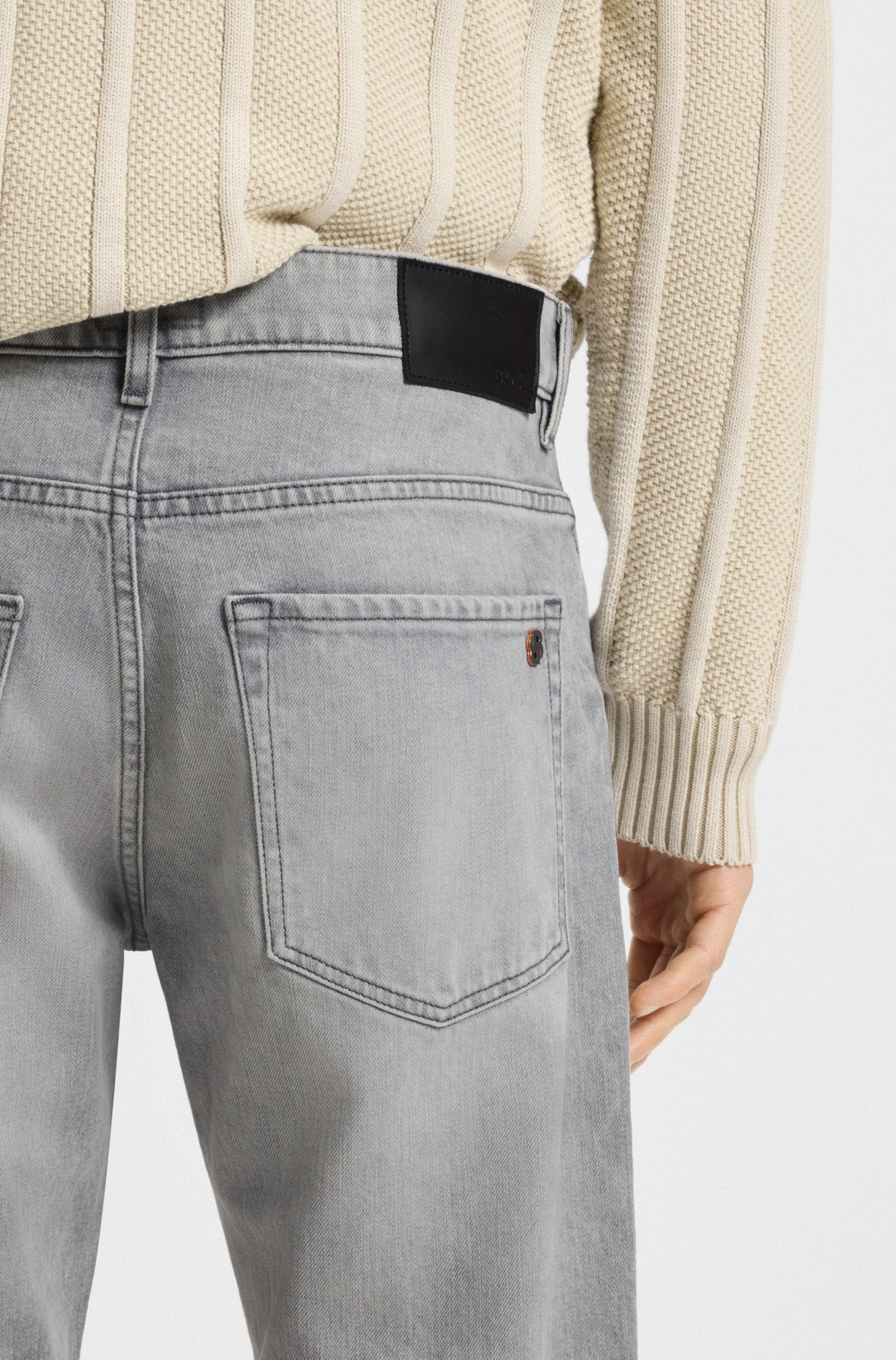 Boss Orange Regular fit jeans Re Maine van comfortabel stretchdenim