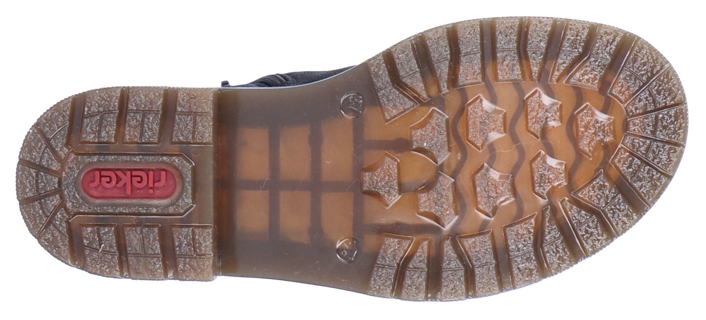 Rieker Chelsea-boots met logo-opschrift aan de stretchinzet