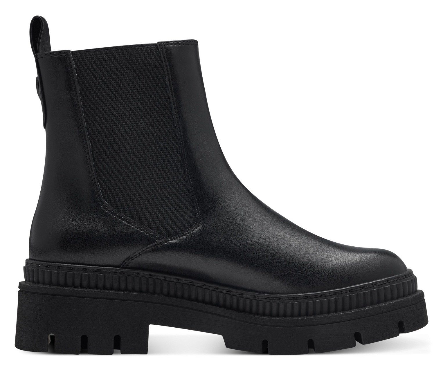 Marco Tozzi Chelsea-boots , blokhak, enkellaarsje, instapboots met feel me-uitrusting