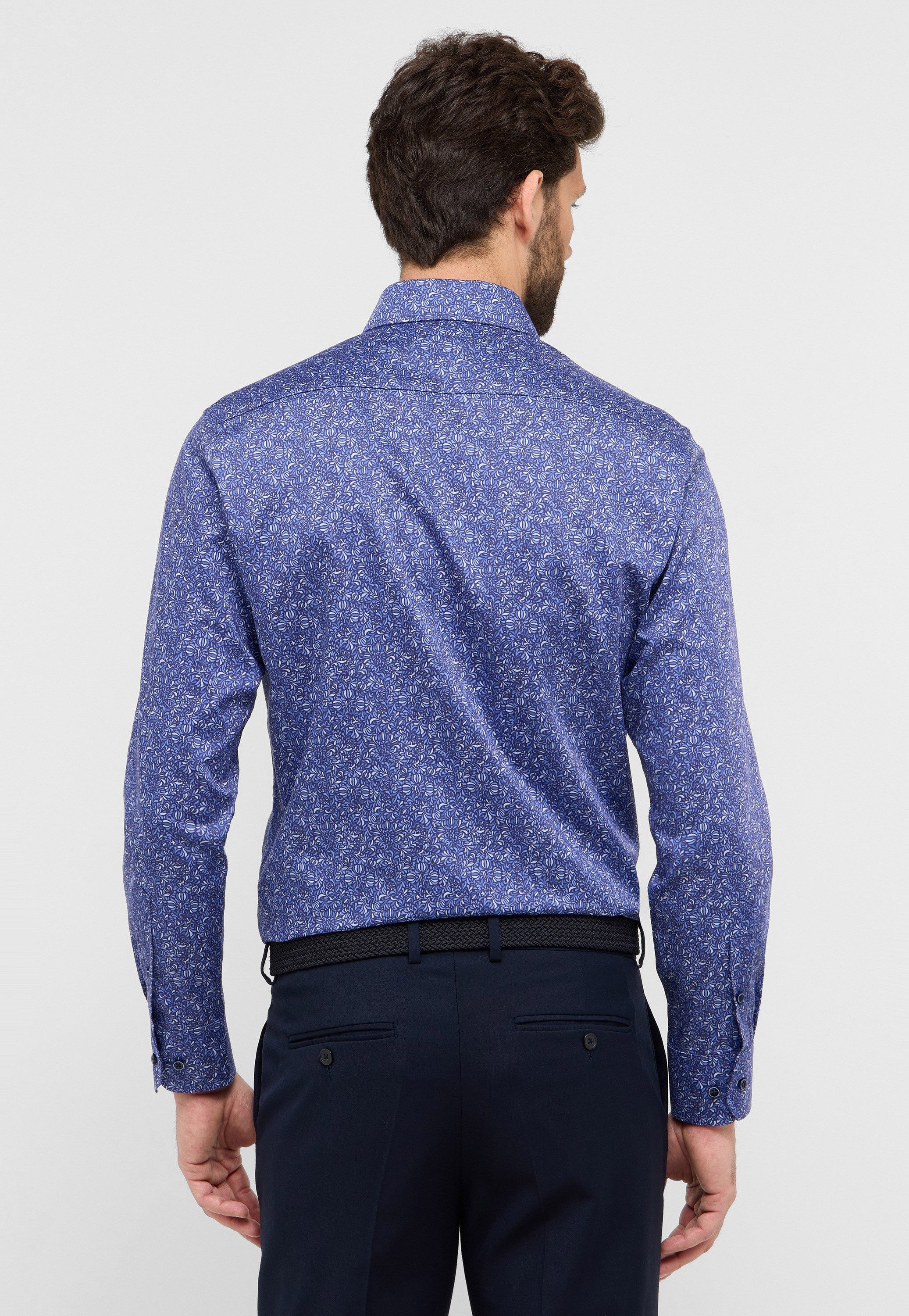 Eterna Overhemd met lange mouwen MODERN FIT NON IRON (strijkvrij)