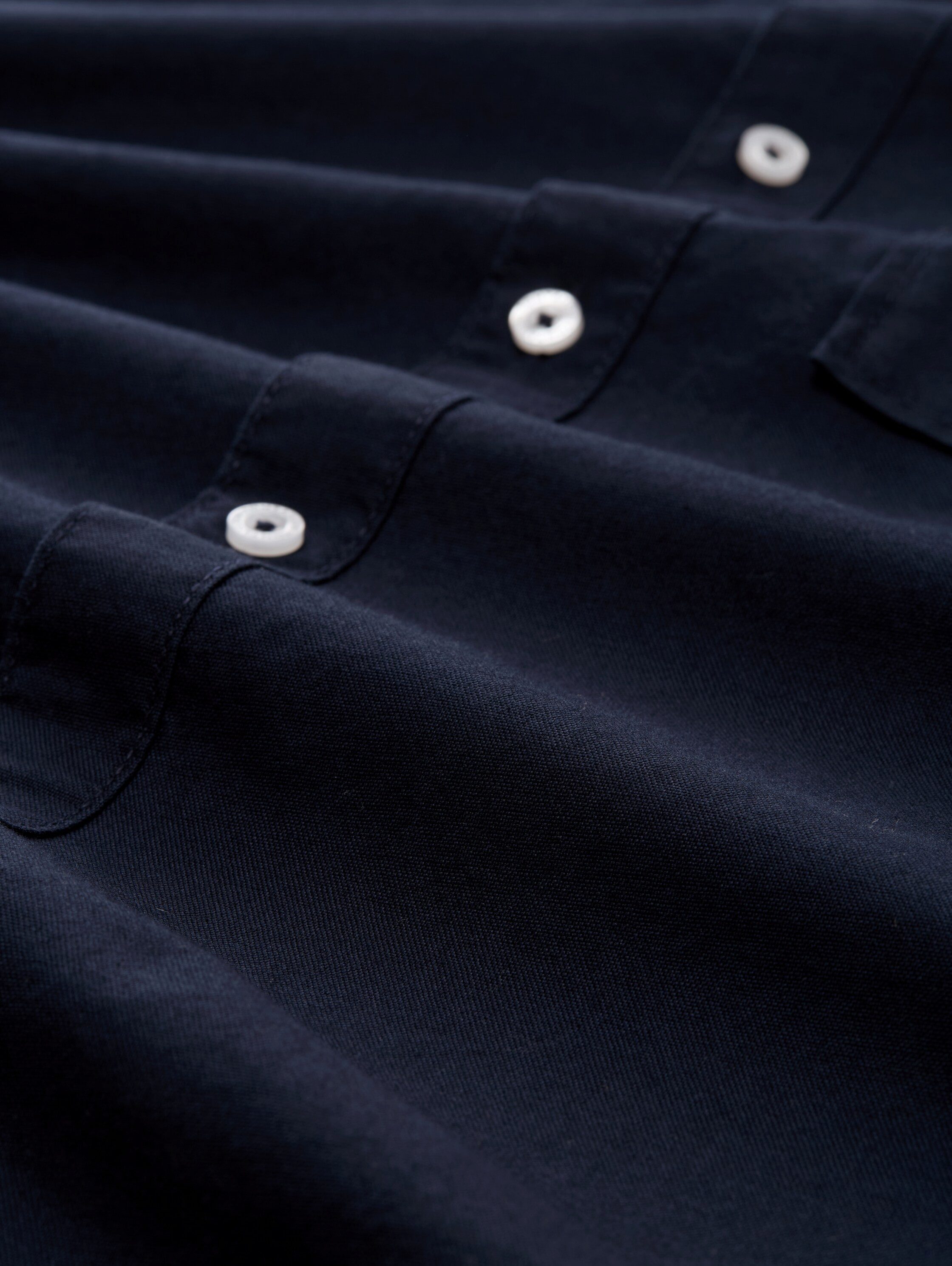 Tom Tailor Overhemd met lange mouwen Oxford met borstzak