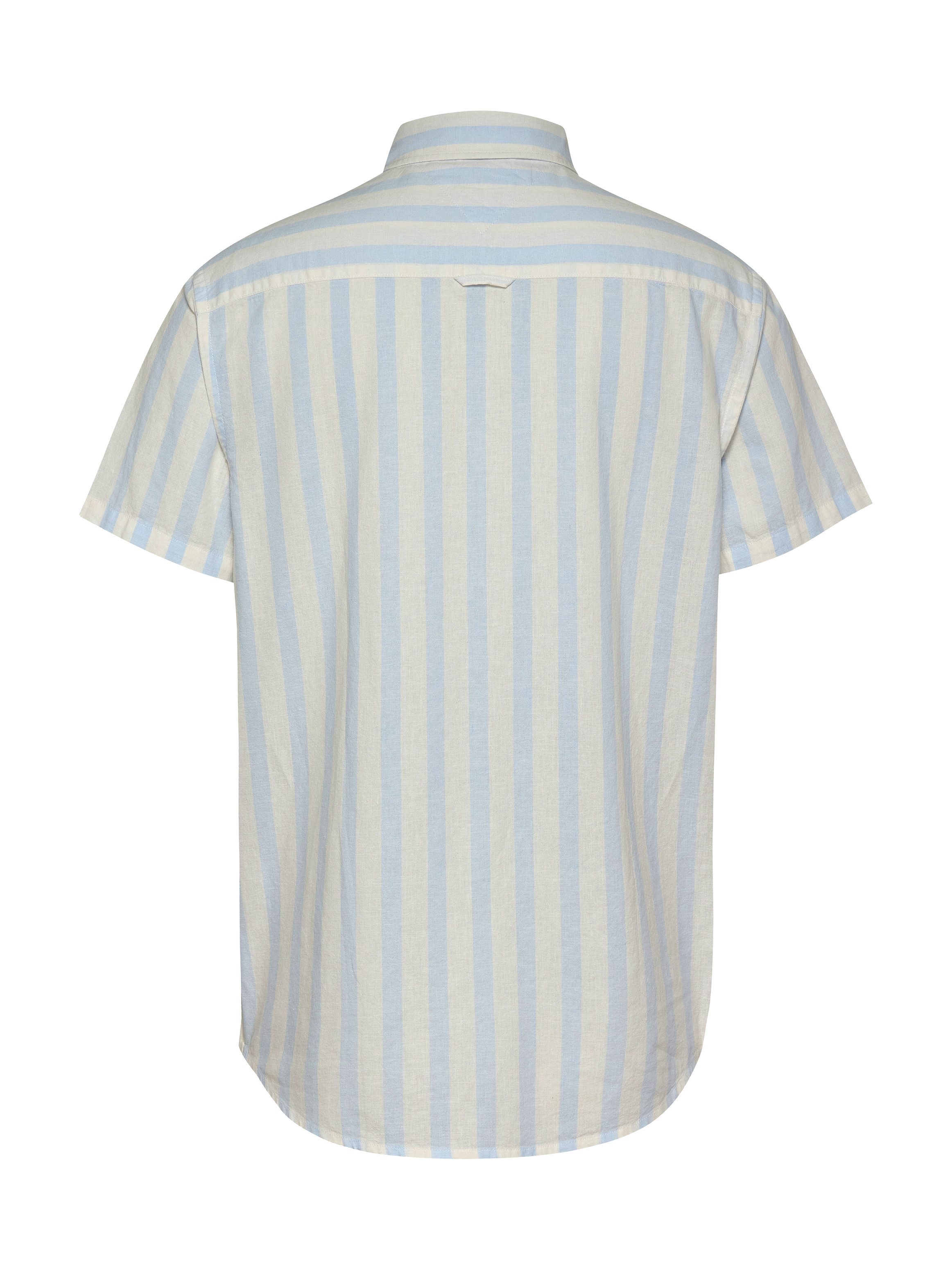 TOMMY JEANS Overhemd met korte mouwen TJM REG LINEN BLEND STP SS SHIRT