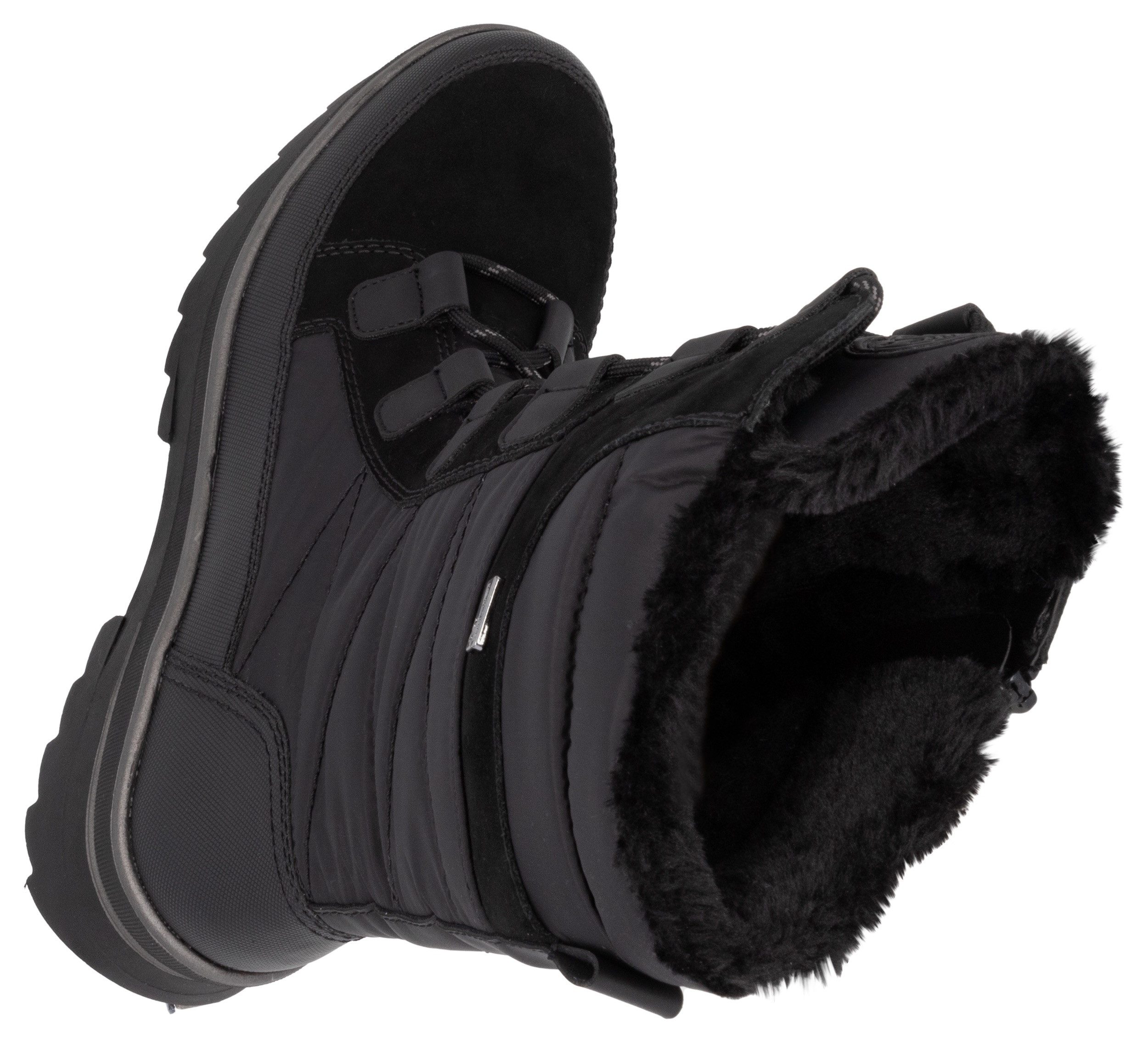 Remonte Winterlaarzen sleehak, veterschoenen, outdoorschoenen met binnenrits