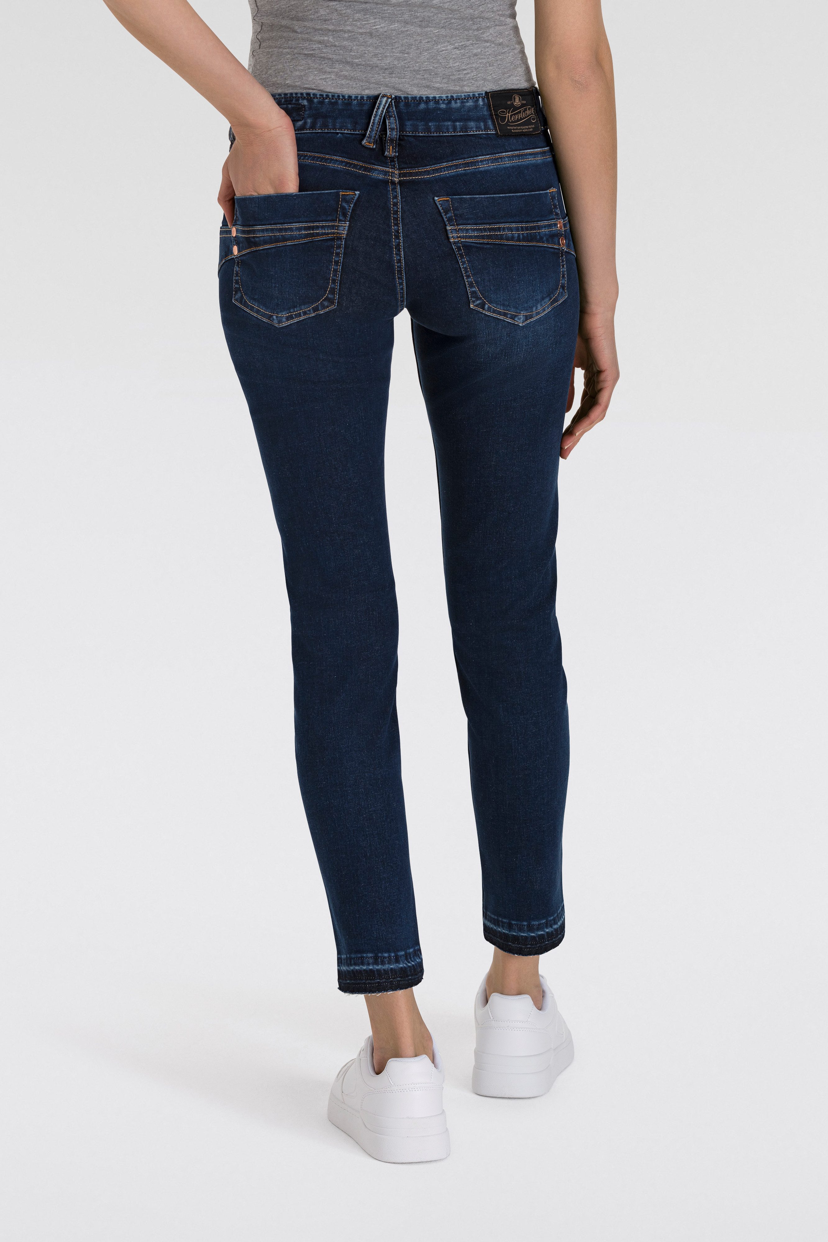 Herrlicher Slim fit jeans TOUCH CROPPED REUSED DENIM