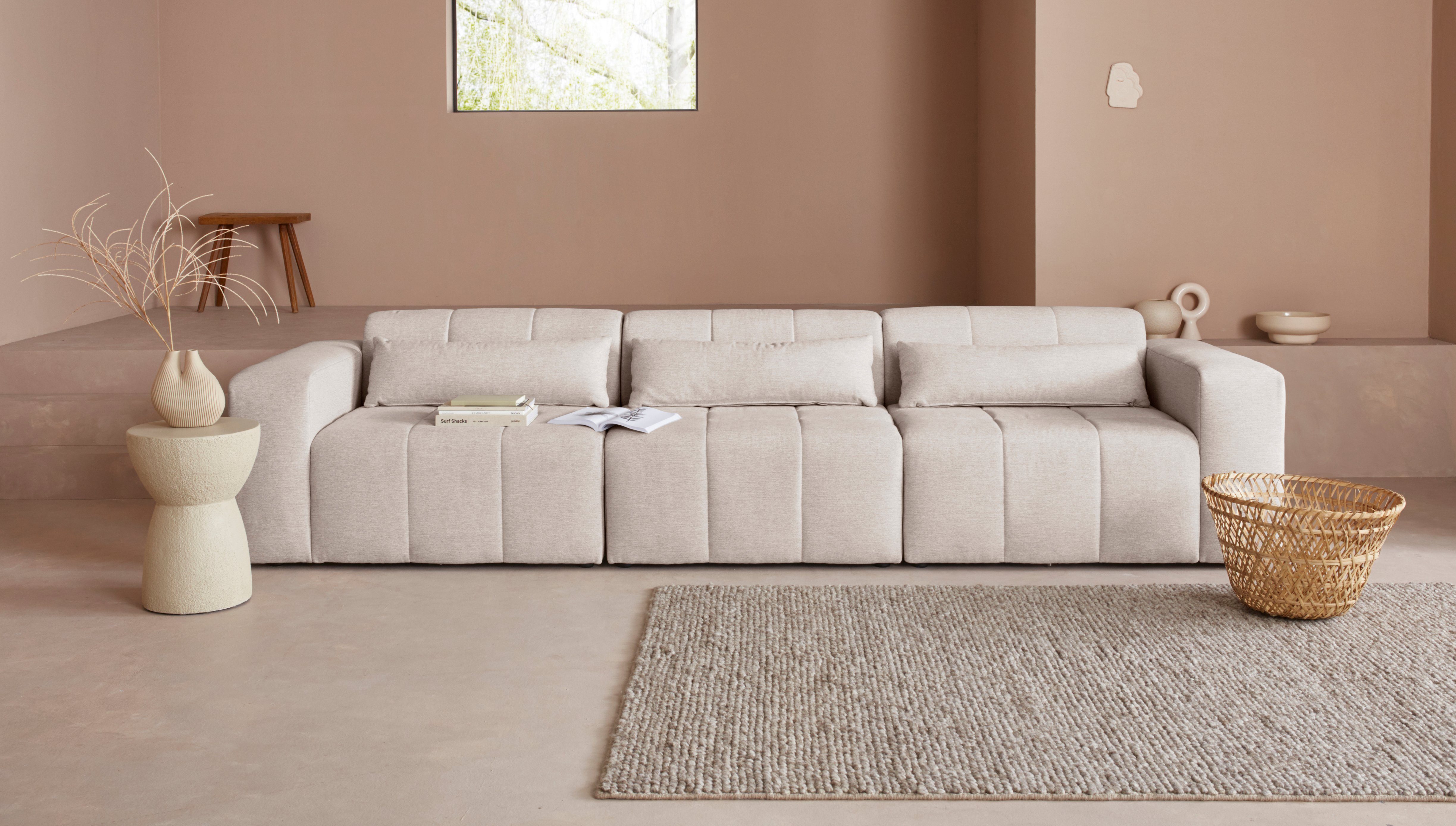 LeGer Home by Lena Gercke Bank-middenelement Maileen apart plaatsbaar of stevig te verbinden met andere modules van de serie