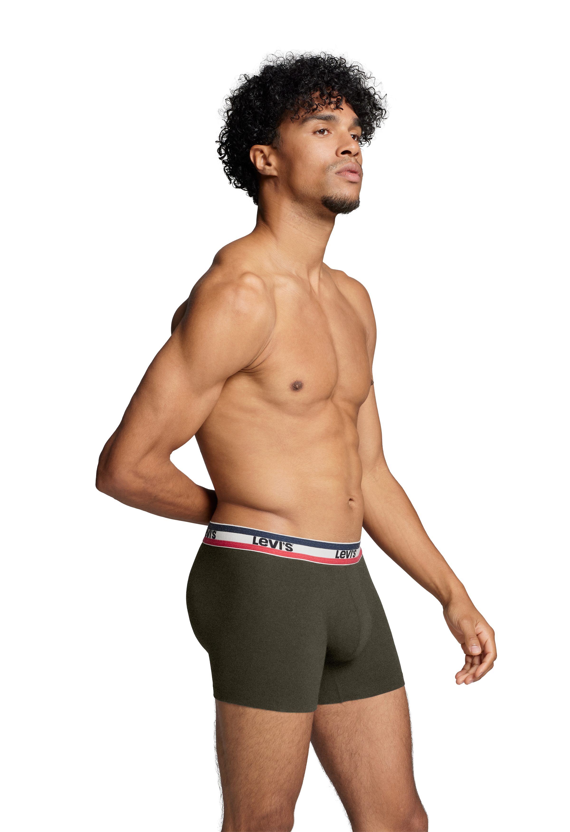 Levi's® Boxershort LEVIS MEN SPRTSWR LOGO BOXER BRIEF 3P (Set van 3)