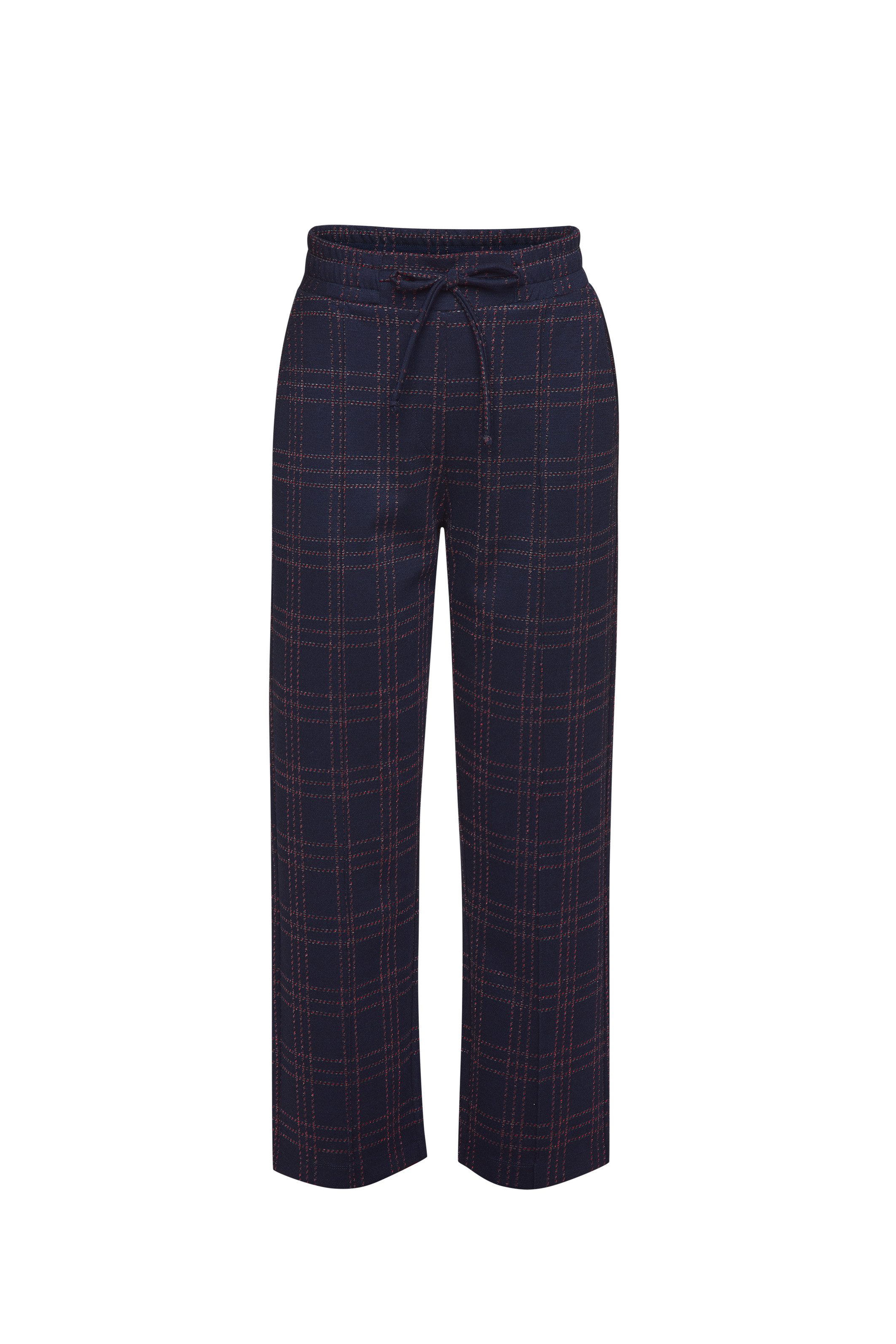 Rich & Royal Comfortbroek met een ruitdessin