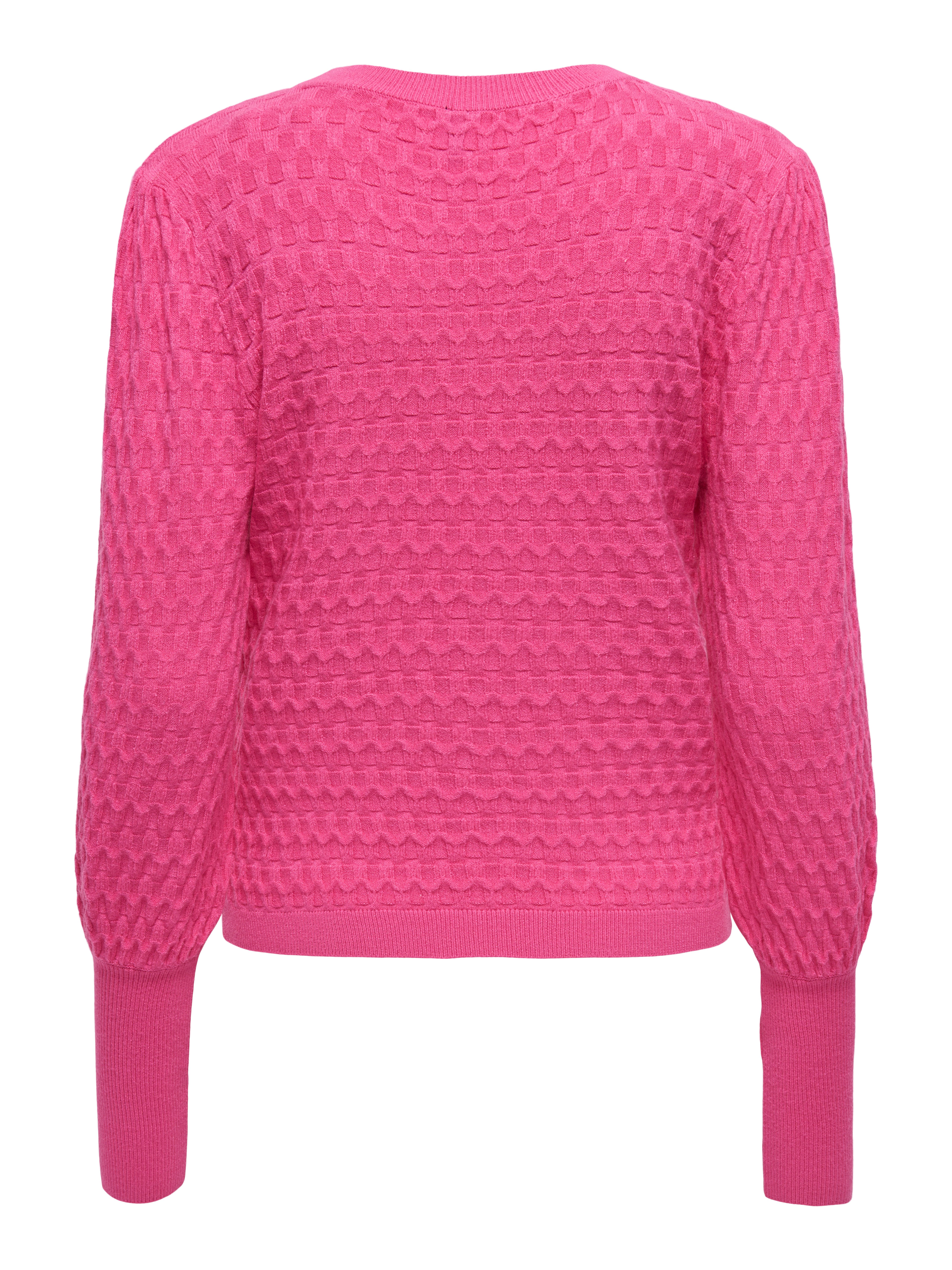 Only Trui met ronde hals ONLFAYE LIFE L/S PULLOVER KNT NOOS