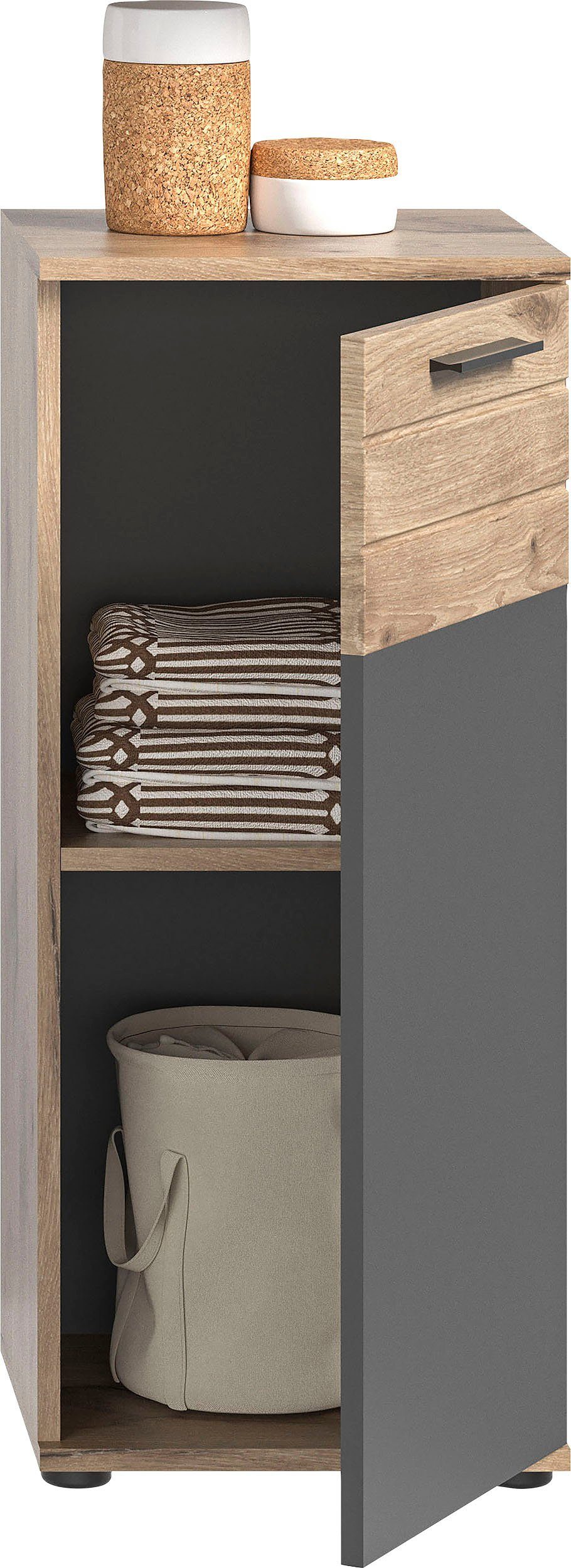 INOSIGN Onderkast Riga, breedte 37 cm, 1 deur (deurhengsel verwisselbaar), 1 legplank