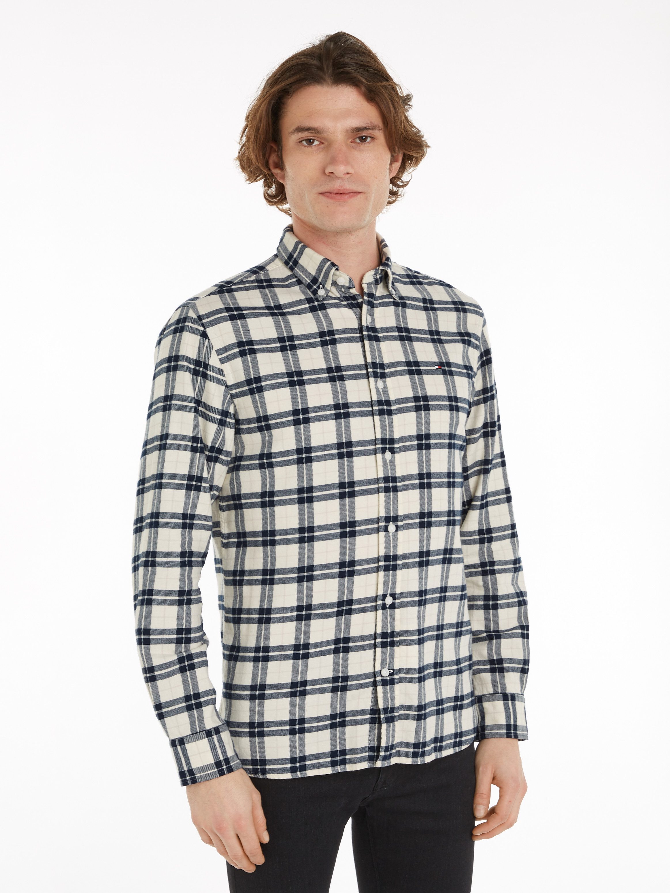Tommy Hilfiger Overhemd met lange mouwen BRUSHED EASY CHECK RF SHIRT