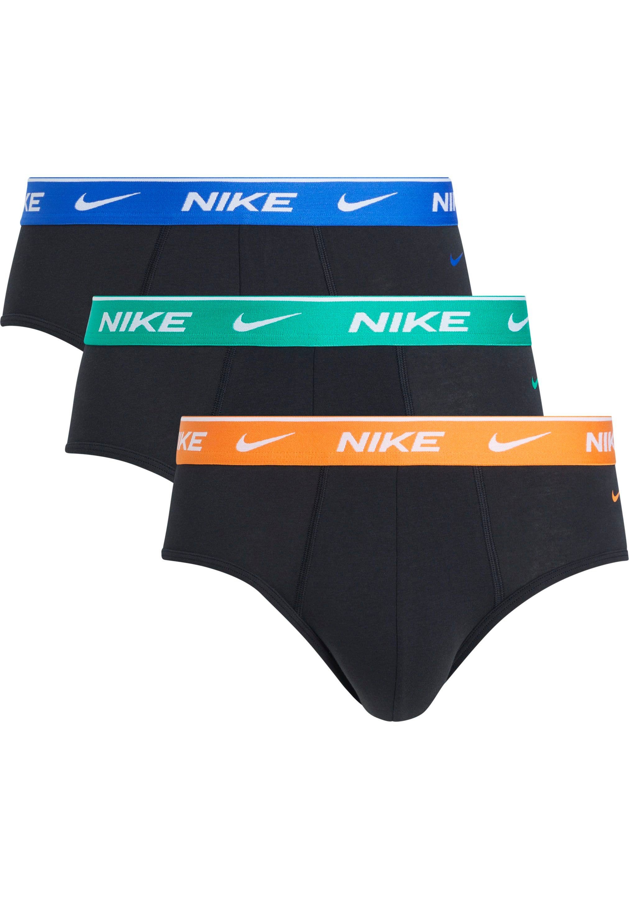 Nike Set van drie kleurrijke slips voor herfst winter Black Heren