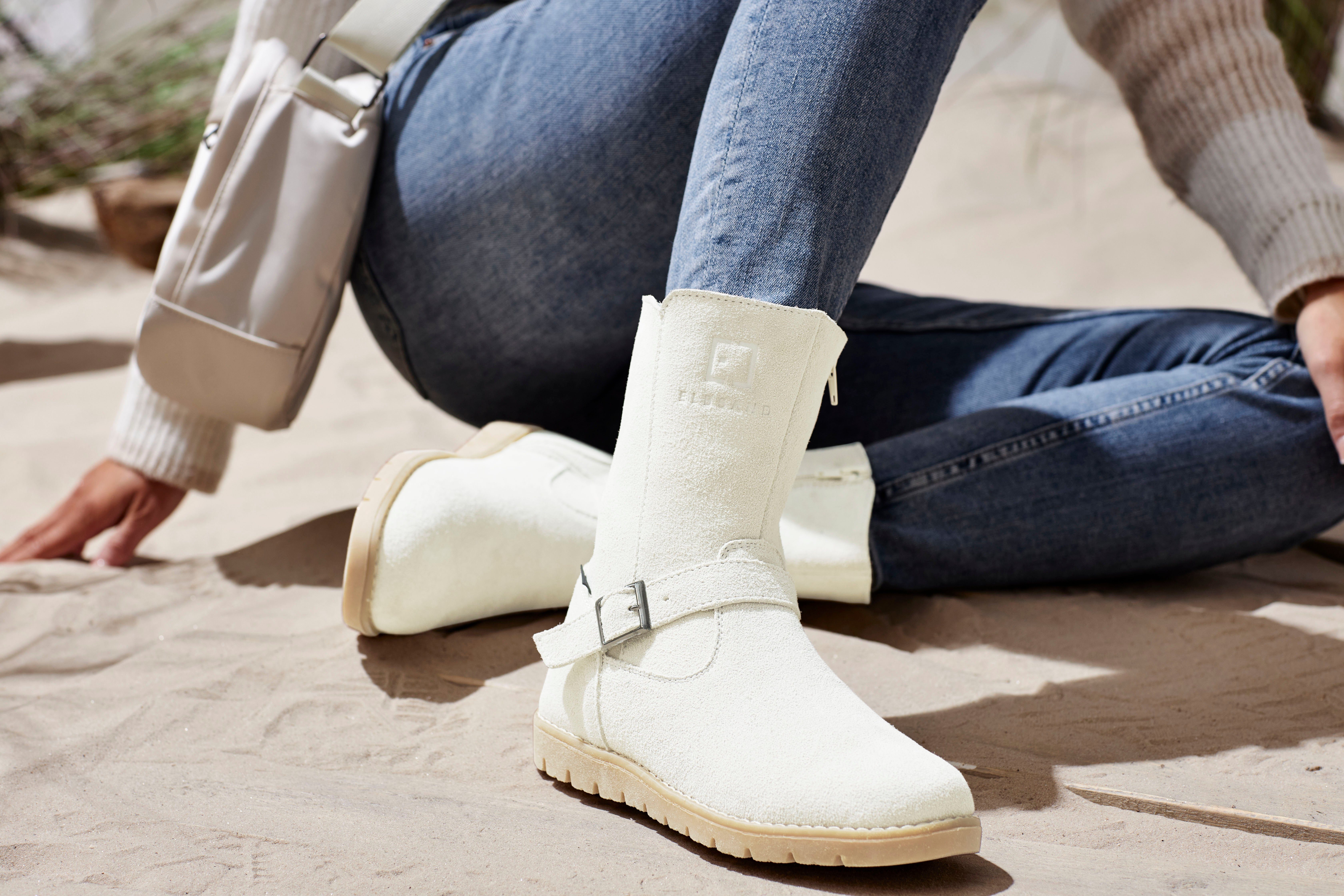 Elbsand Winterlaarzen Boots, winter enkellaars, leer, wind- & waterafstotende Tex-membraan